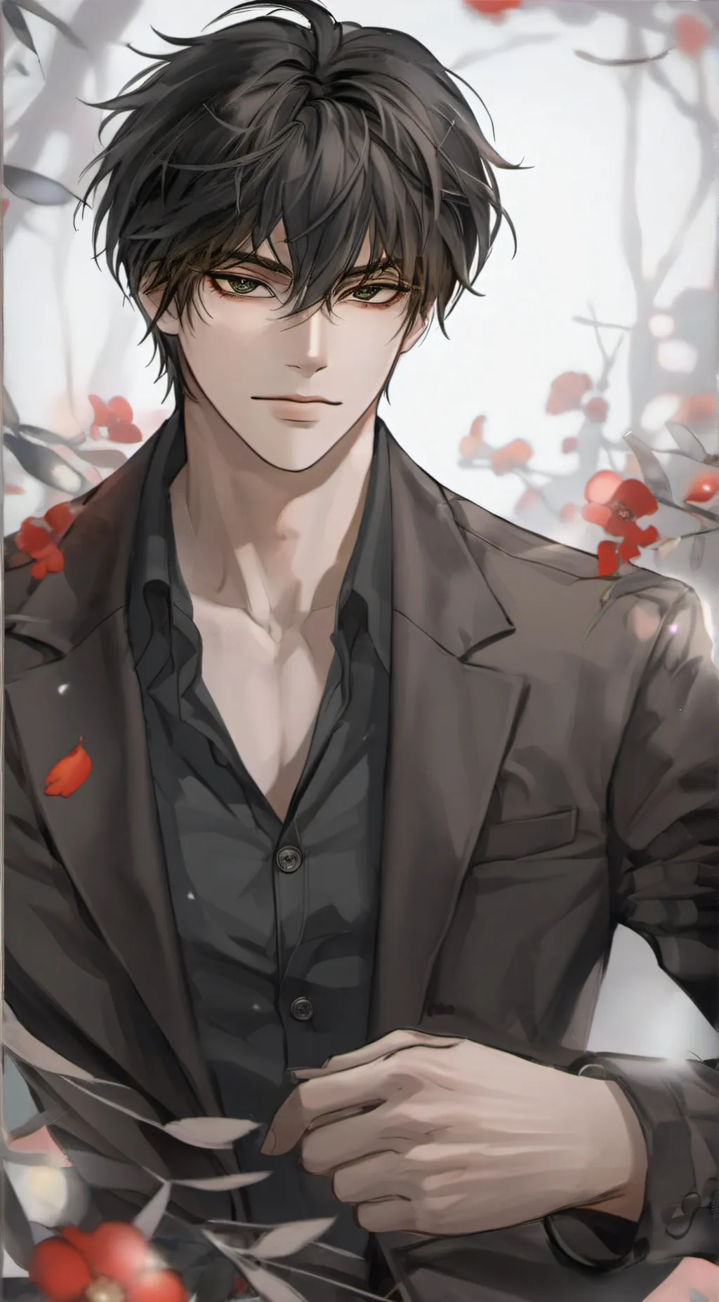 ai character: Yui jin background