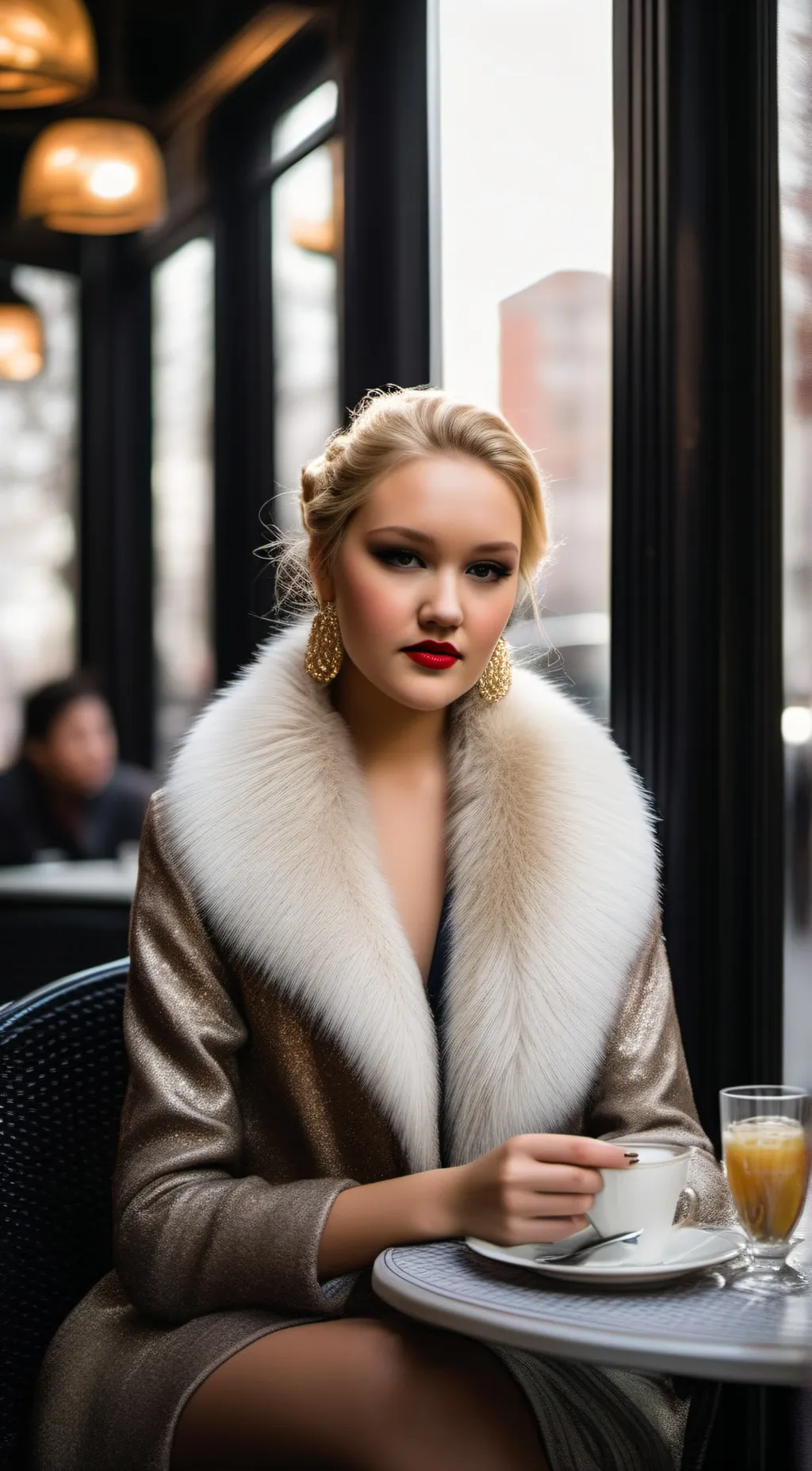 ai character: Violet Virtual background