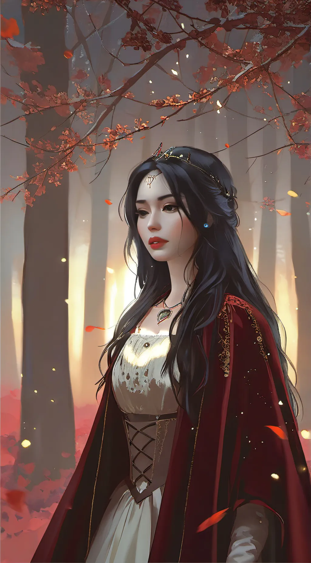 ai character: Aurora Rain background