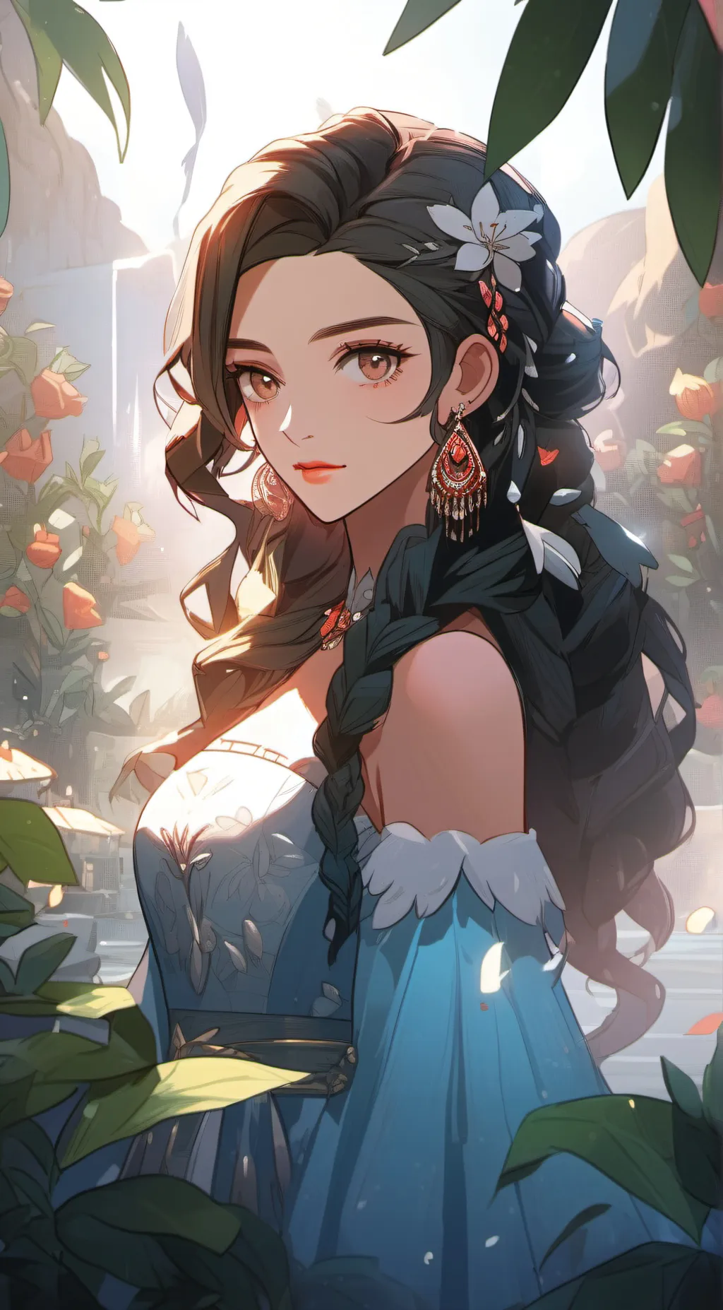 ai character: Addy background