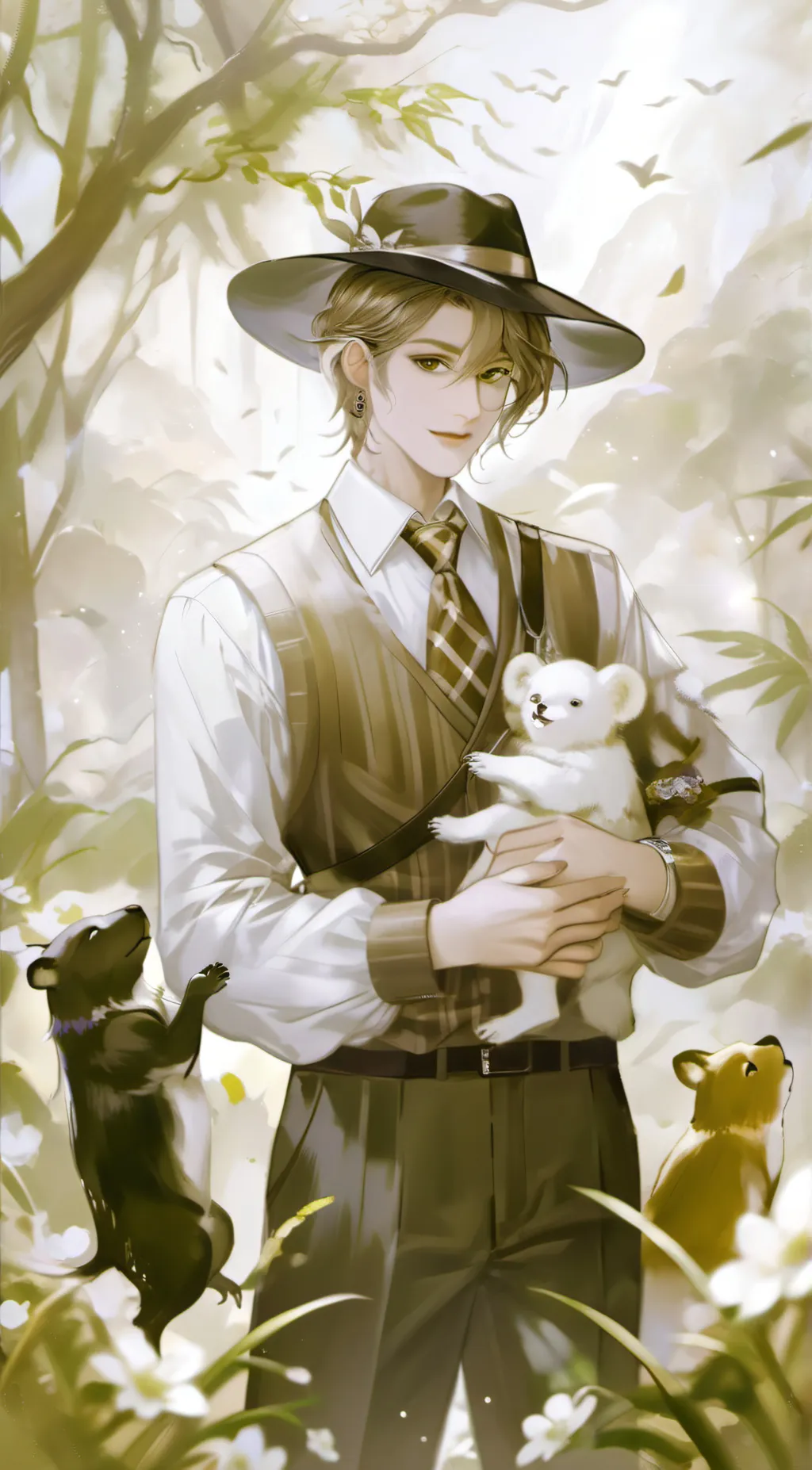 ai character: zookepper background