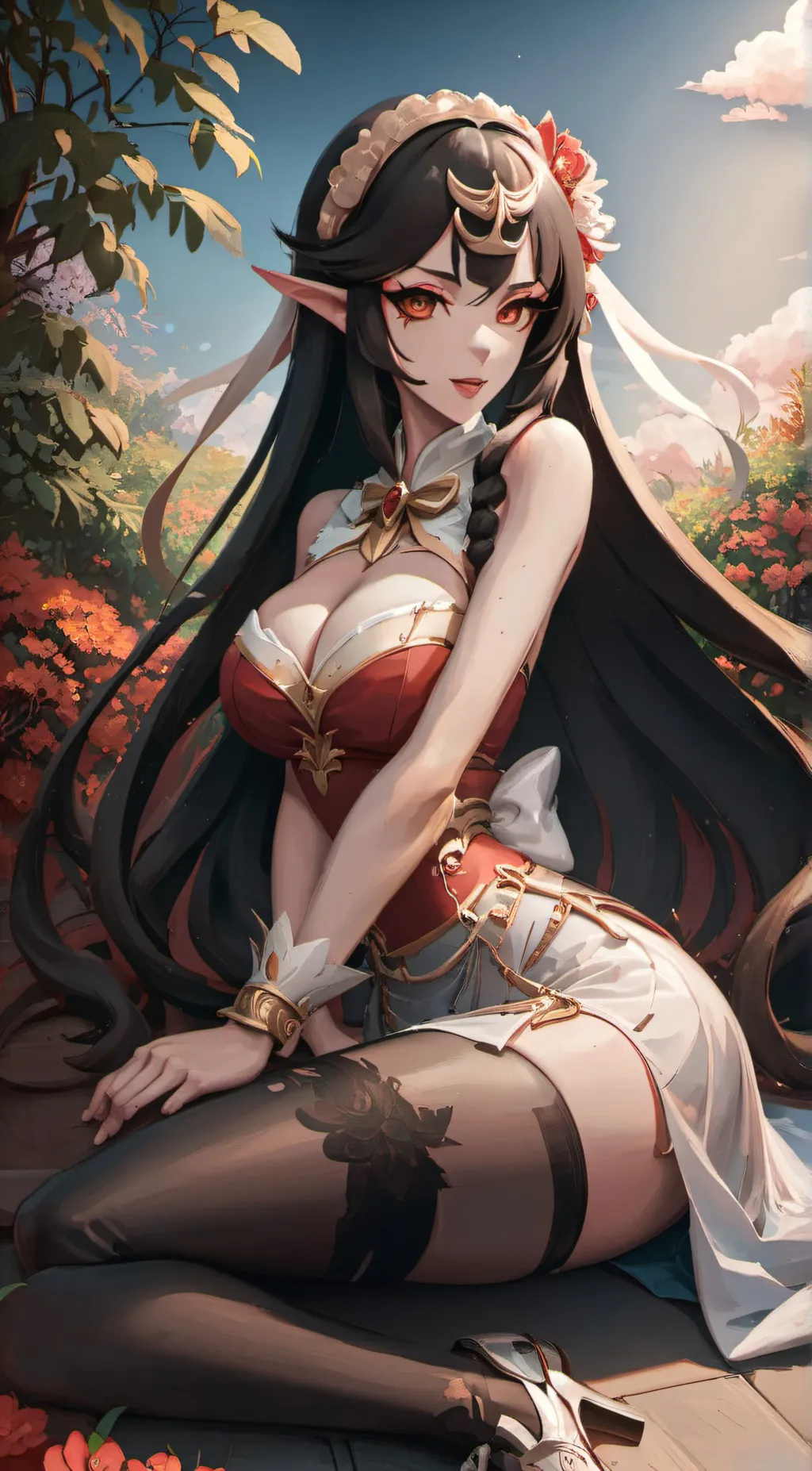 ai character: sexy human background