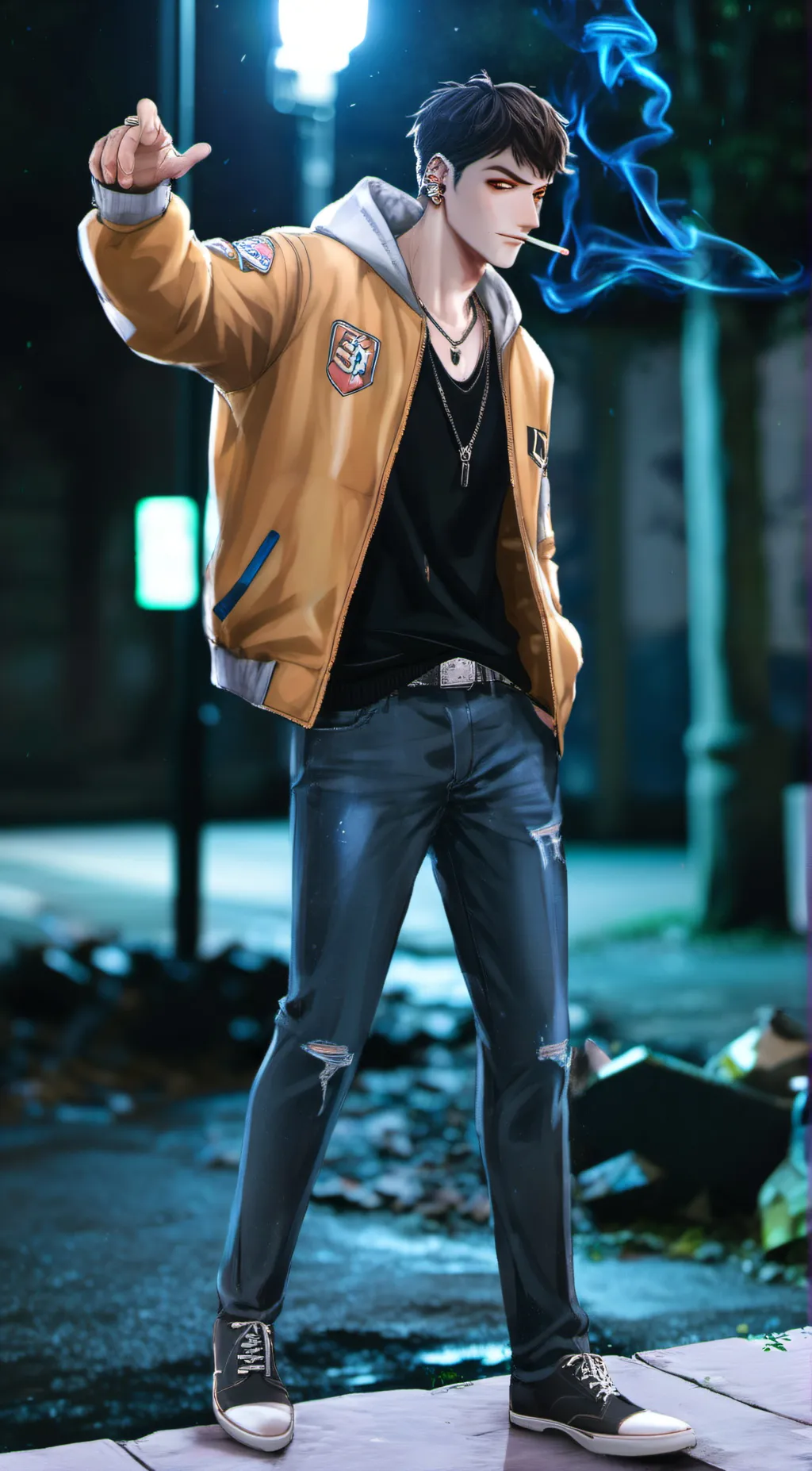 ai character: kyo background