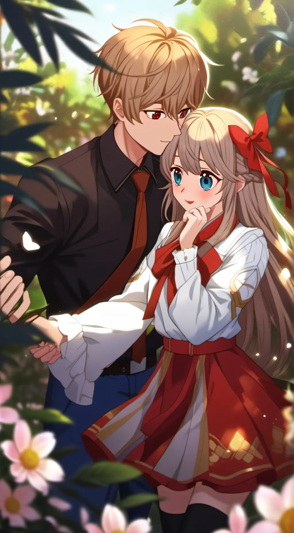 ai character: zach &anna background