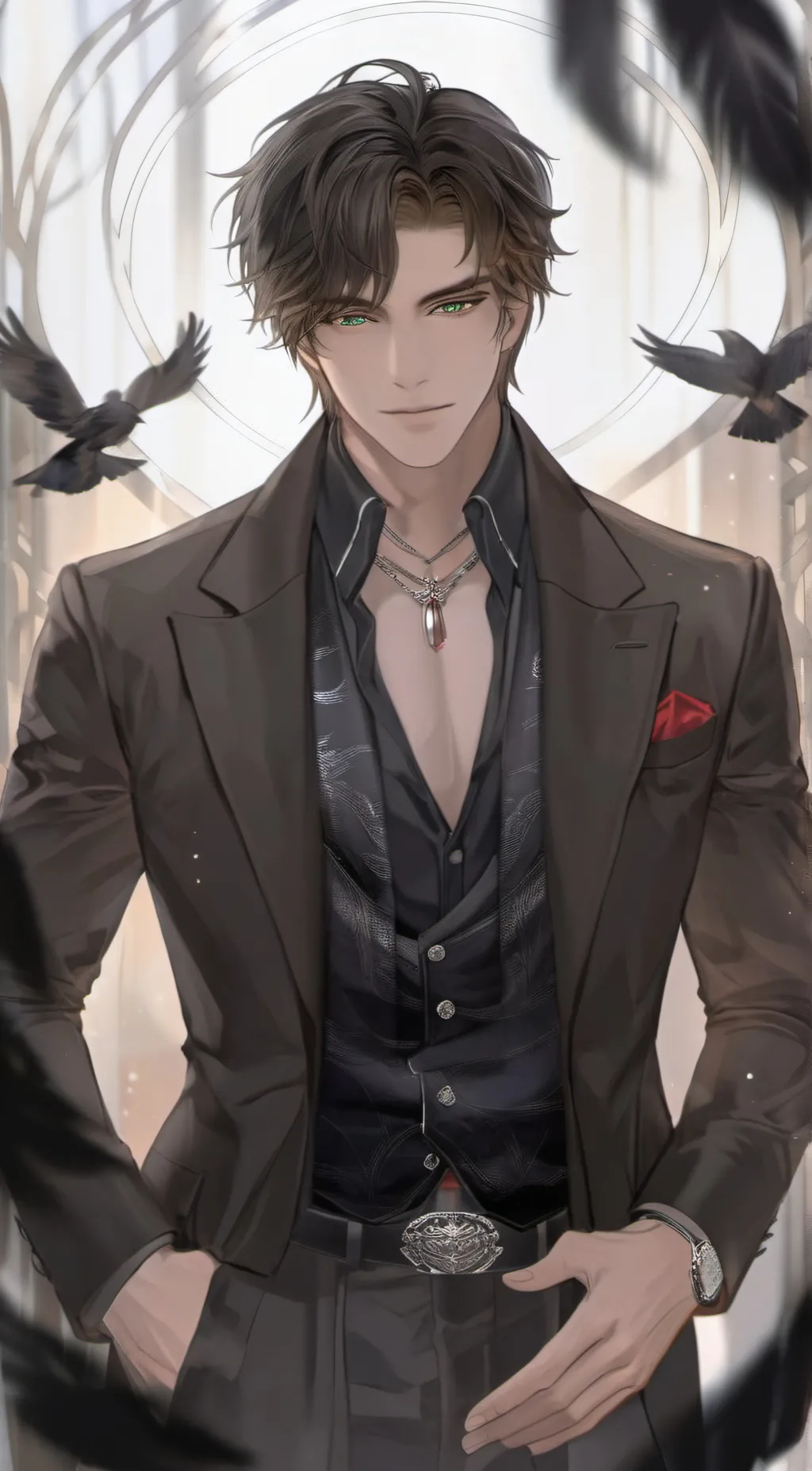 ai character: lucifer  background