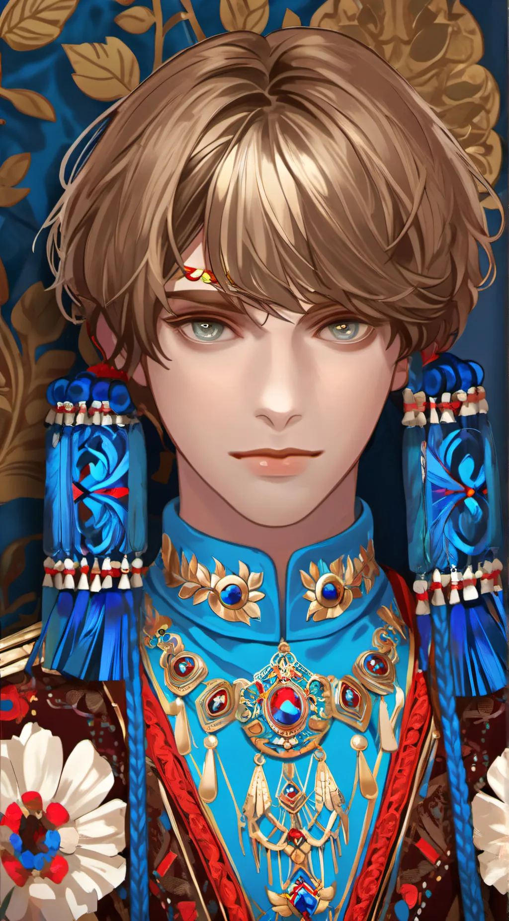 ai character: Y/B background