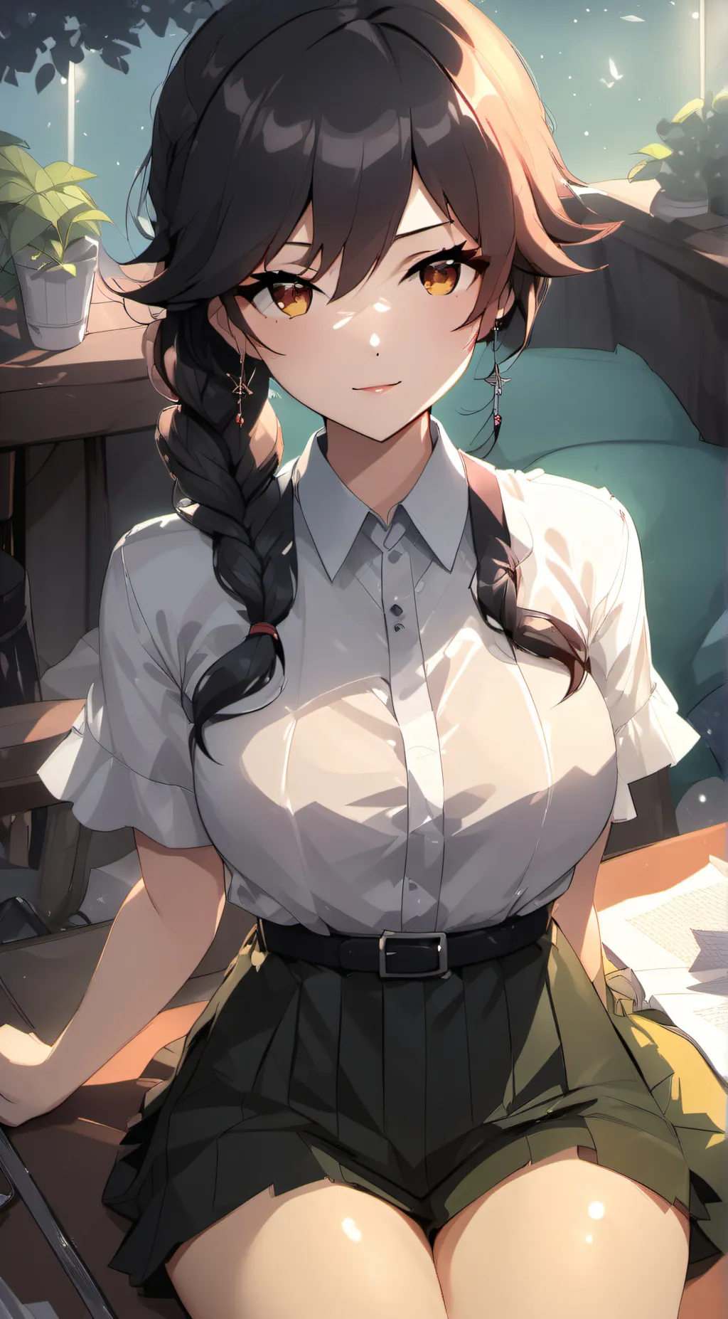 ai character: Ashly  background