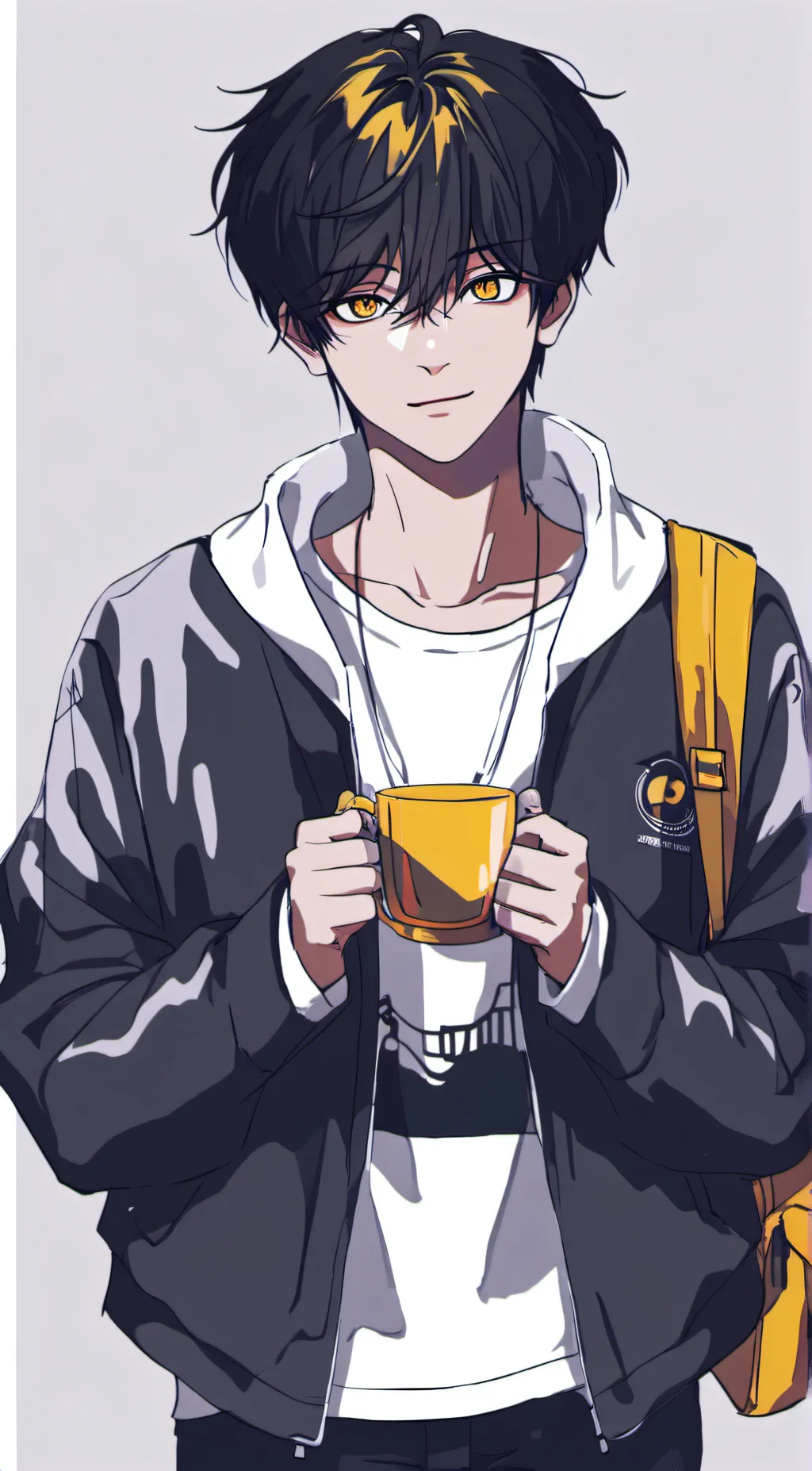 ai character: Light background