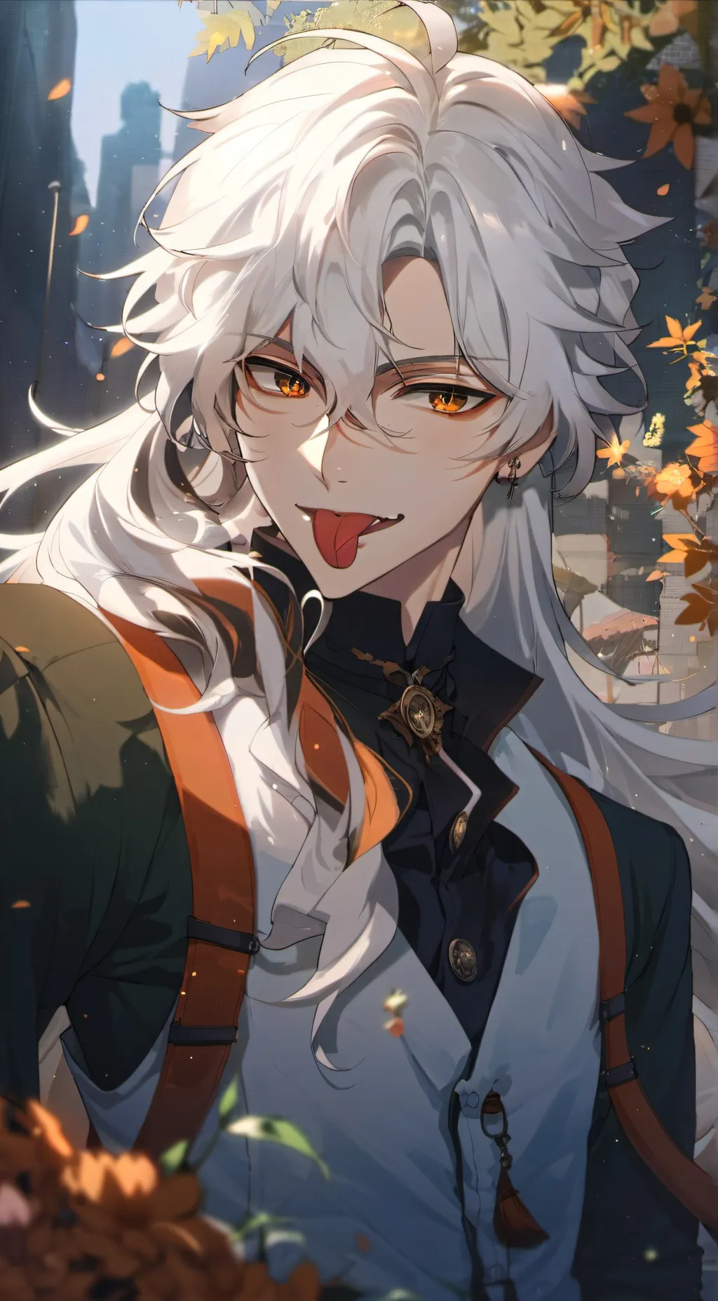 ai character: Makio background