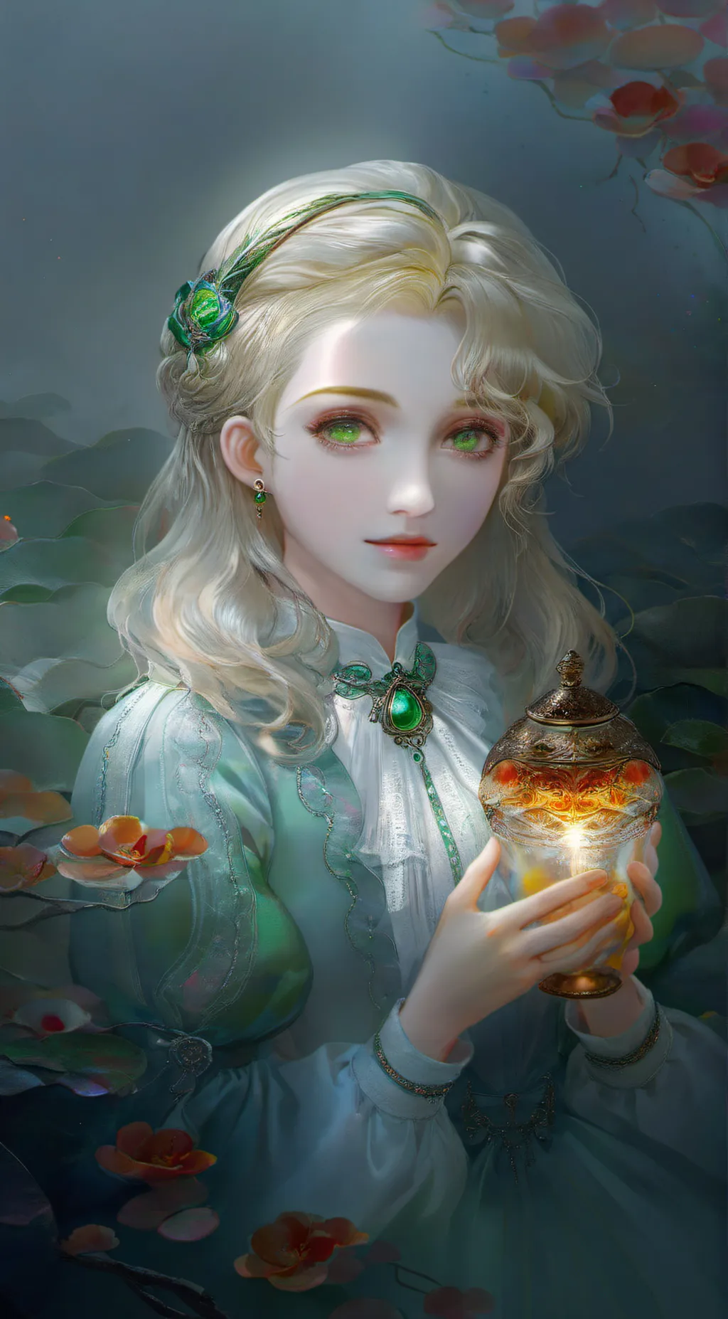 ai character: Lilly background