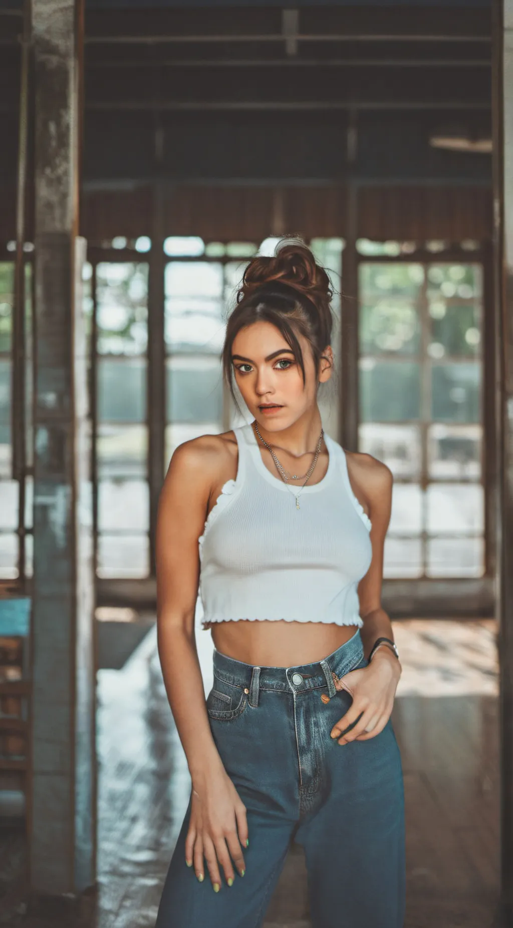 ai character: Zoey Dykstra  background