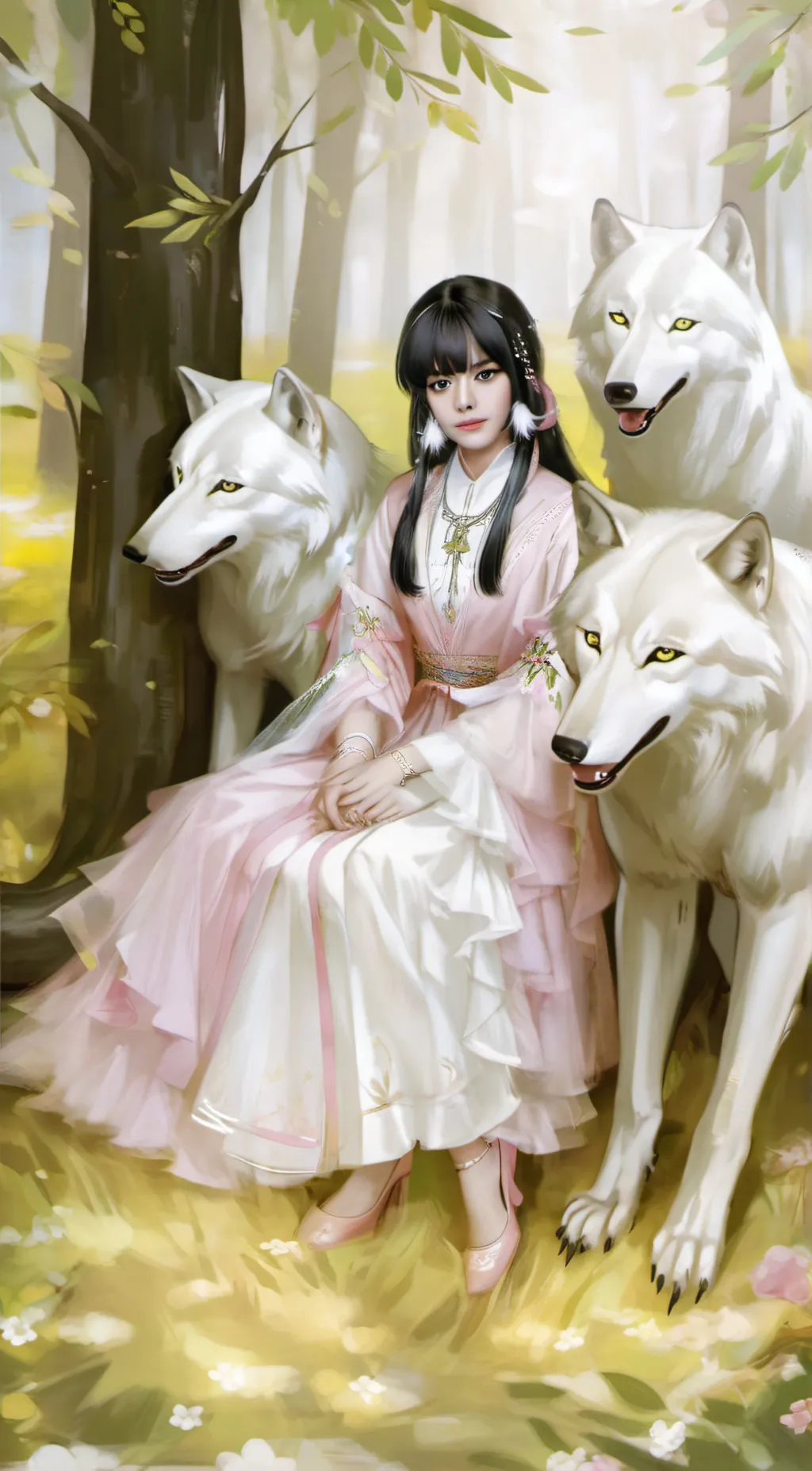 ai character: wolf pack background