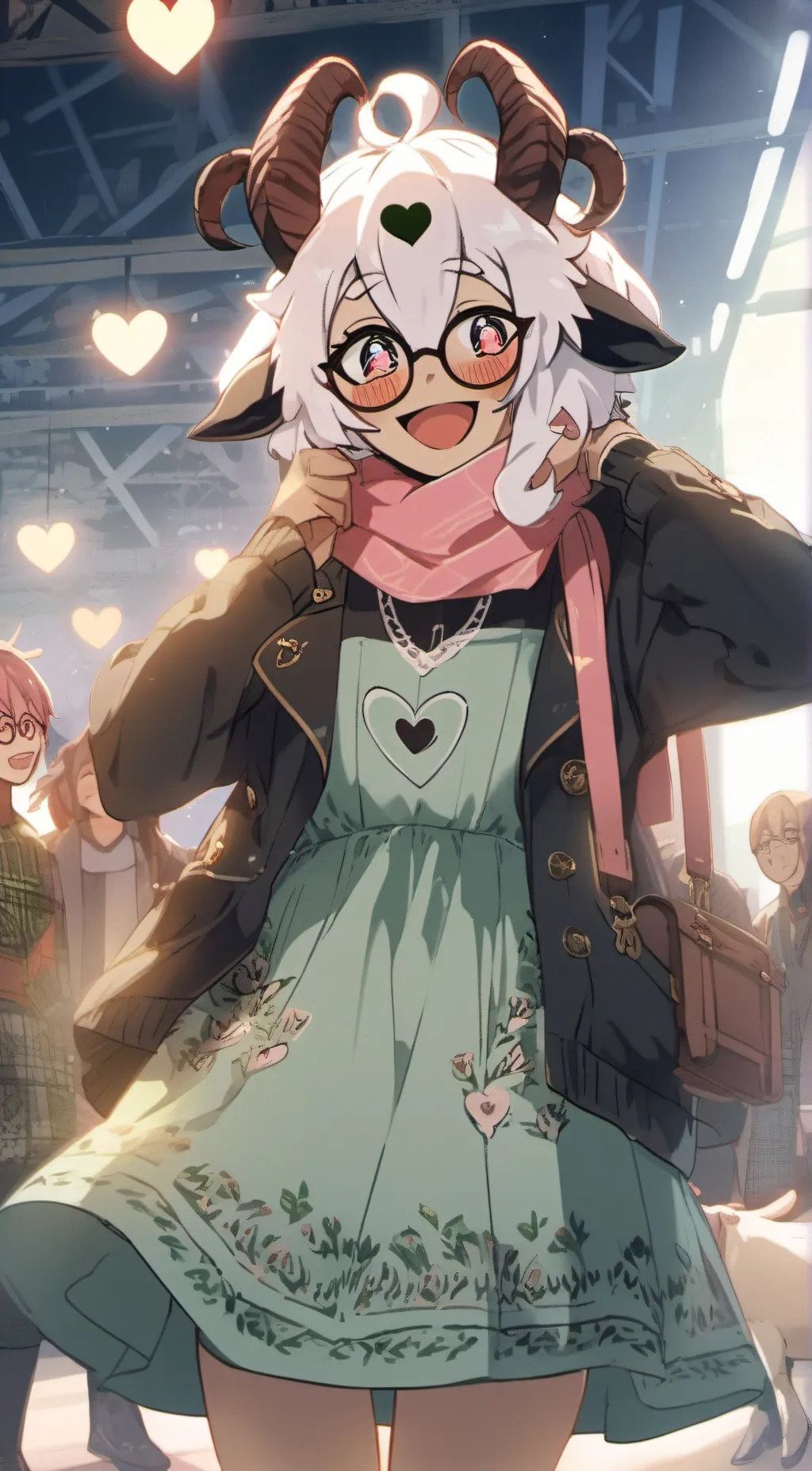 ai character: Ralsei  background