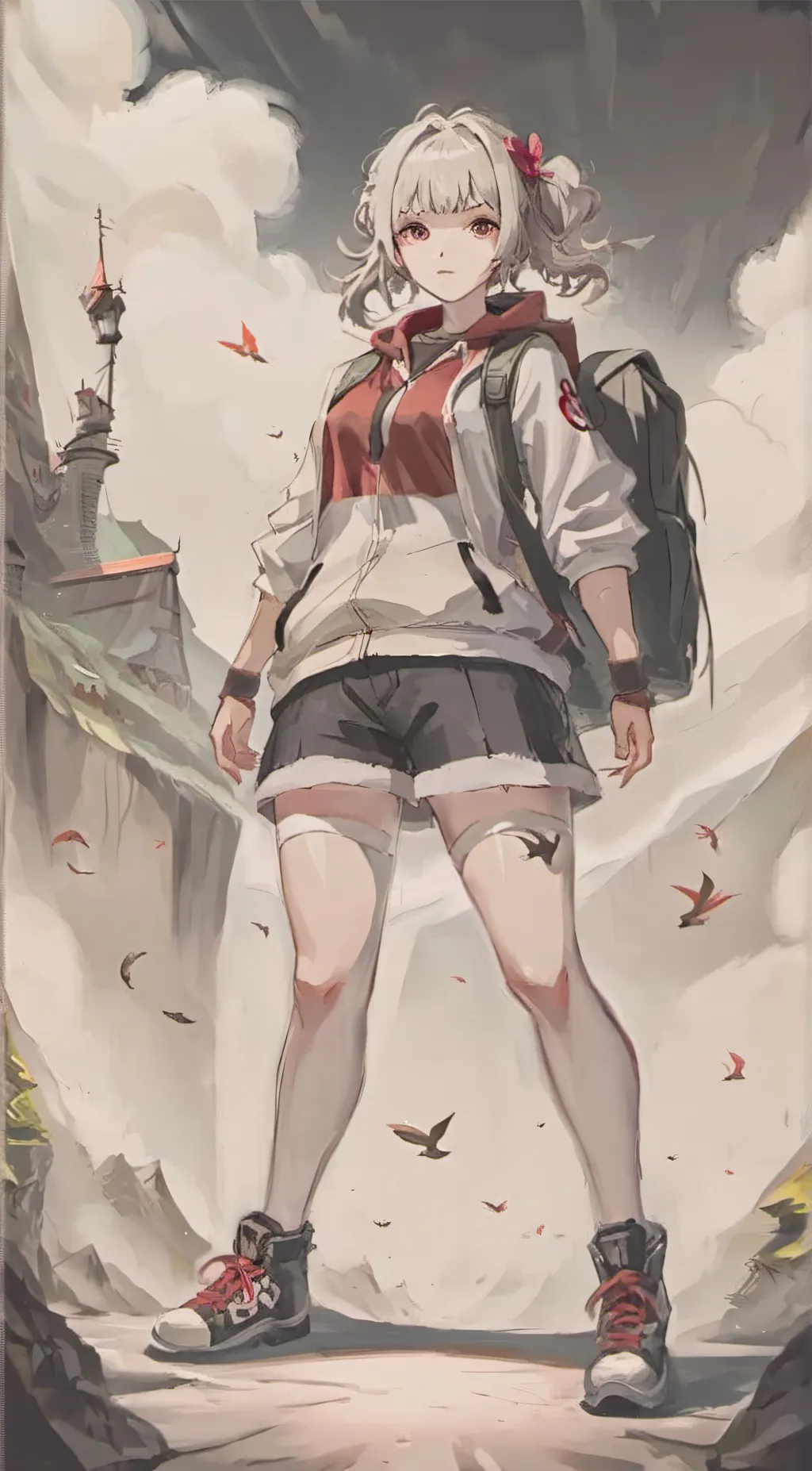 ai character: ping pong background