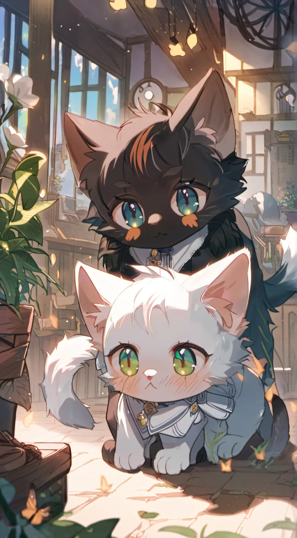 ai character: oreo and cookie background