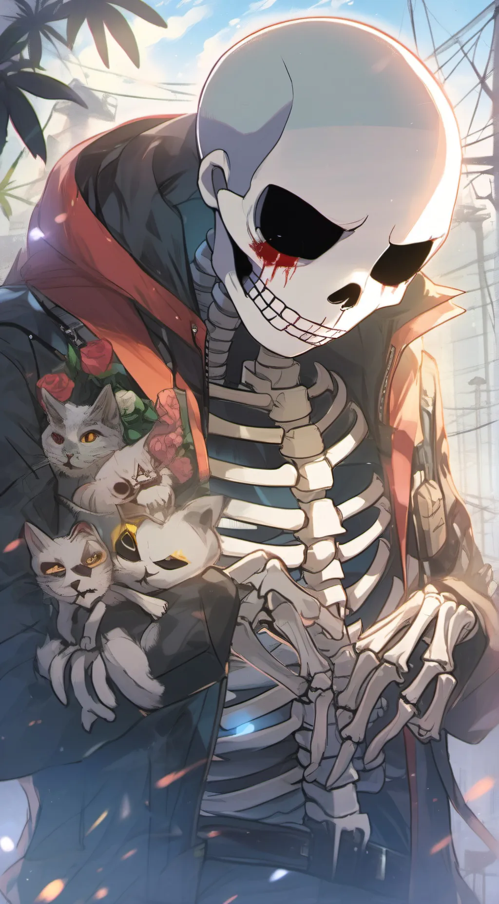 ai character: Killer/sans background