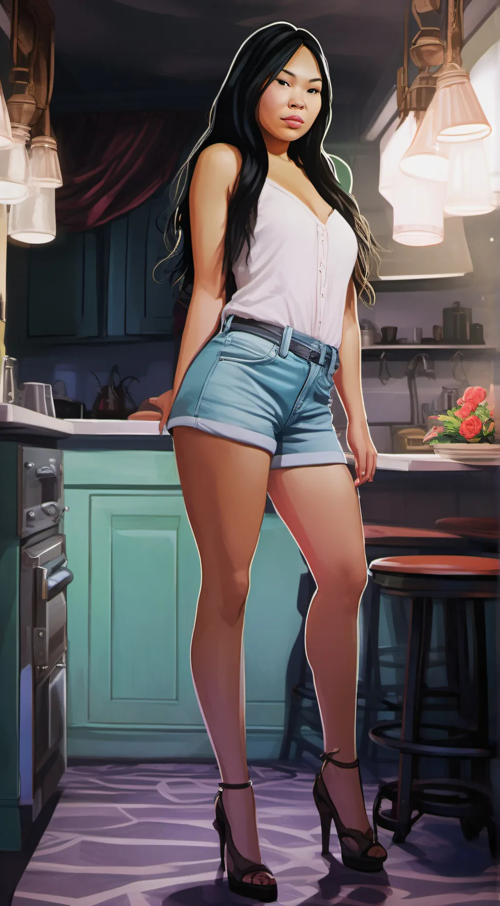 ai character: Karylle Amistosa background