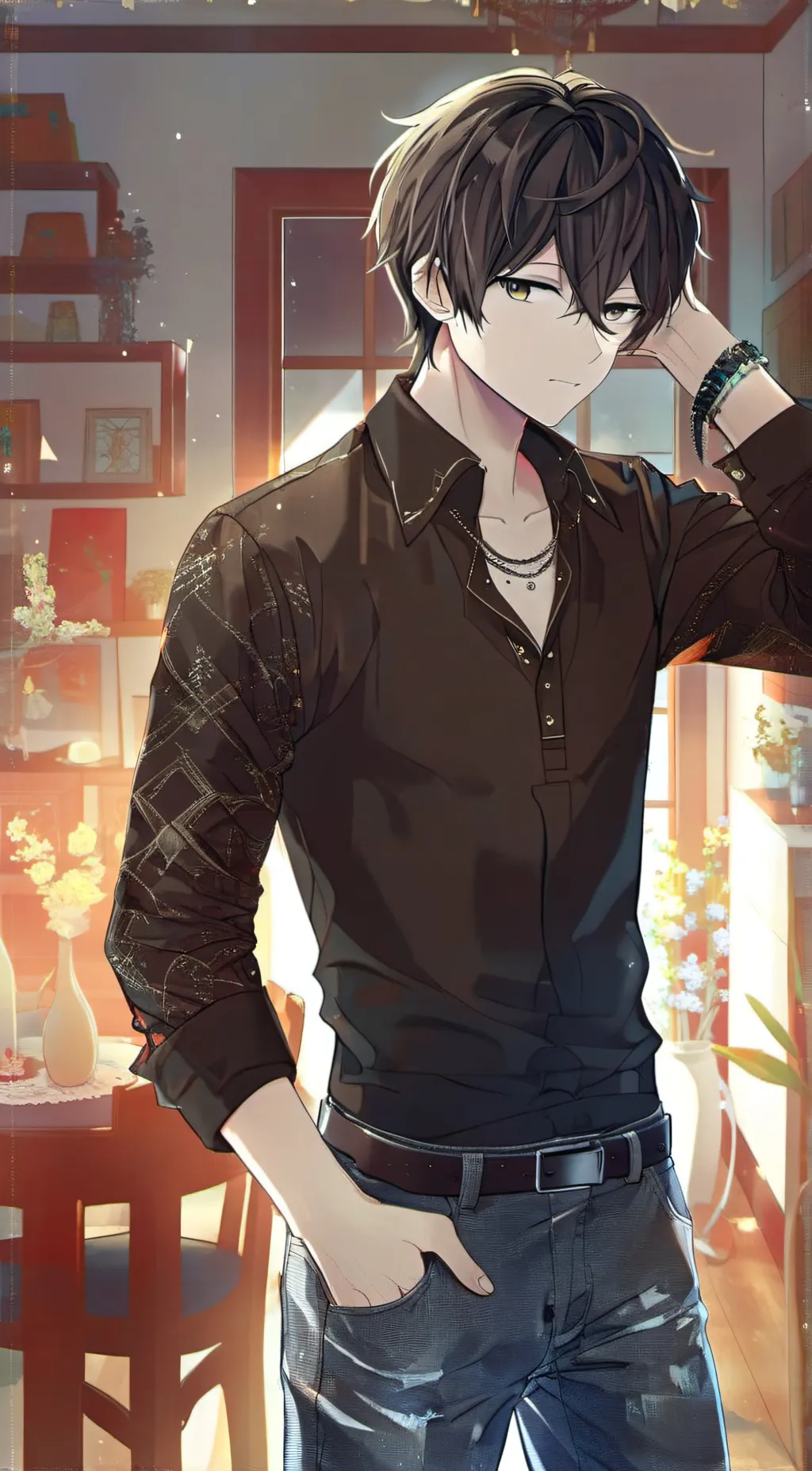 ai character: kyle background