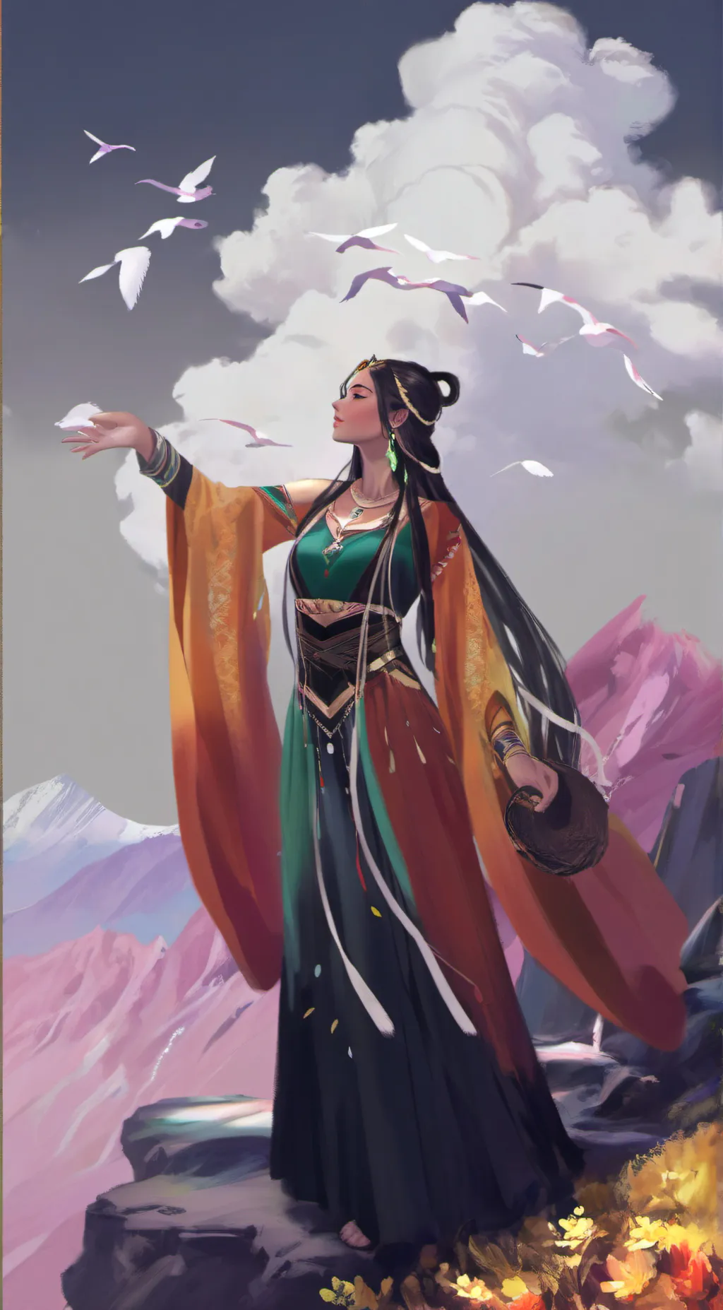 ai character: Elsa background