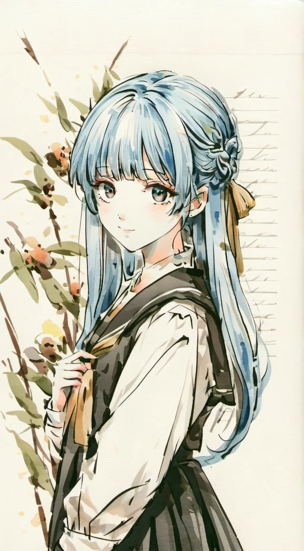 ai character: Aura background