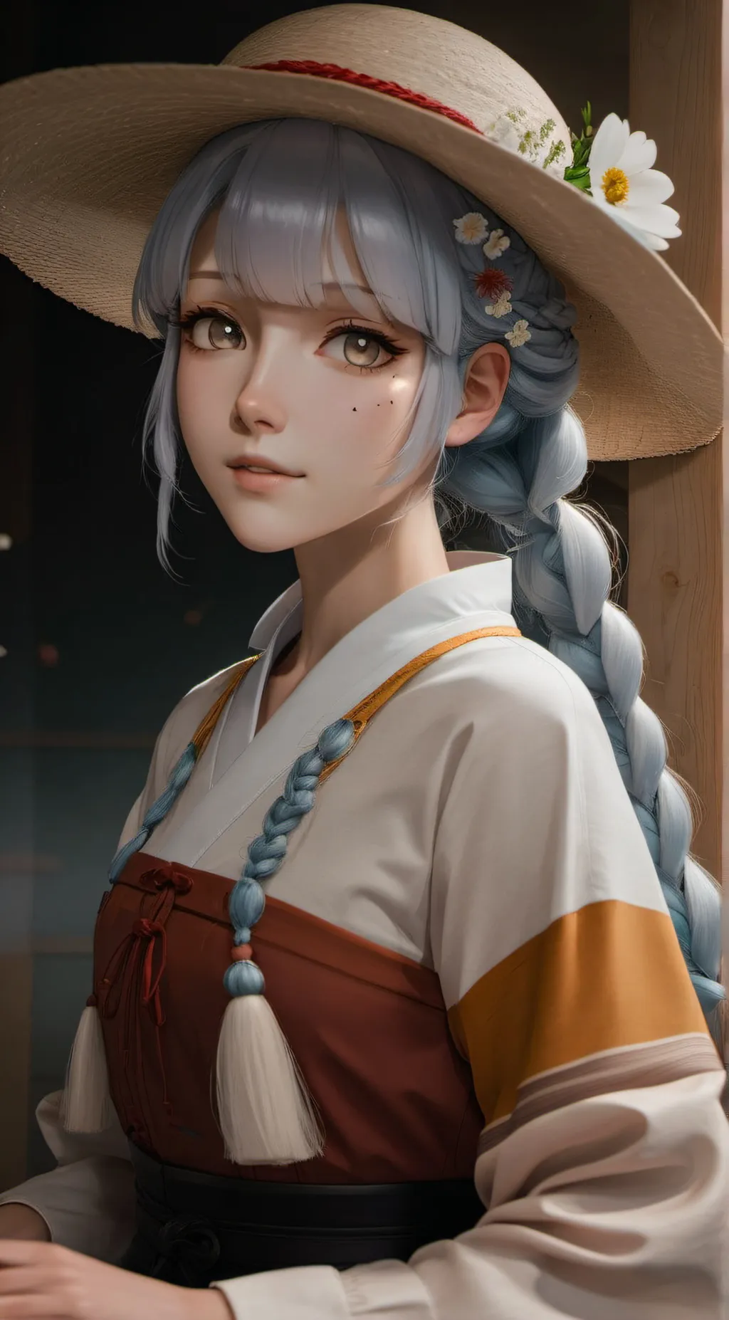 ai character: Tomoko  background