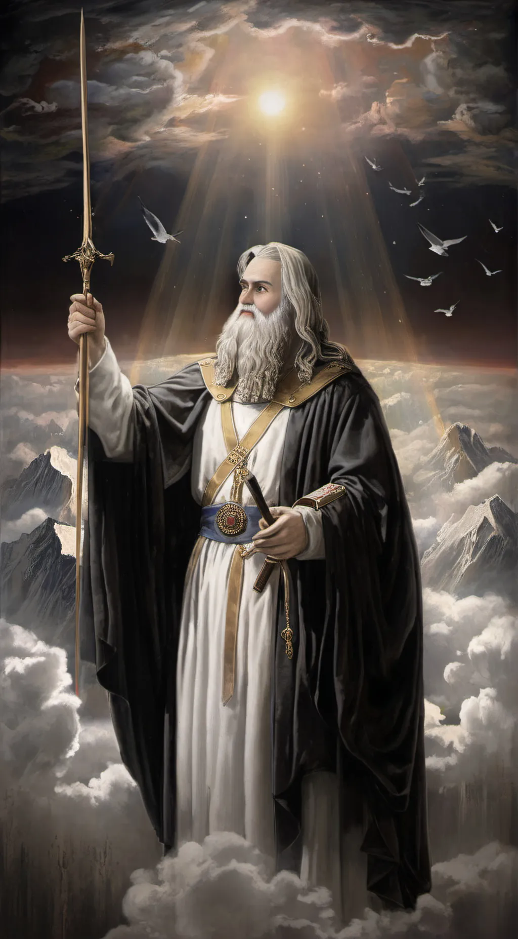 ai character: God background