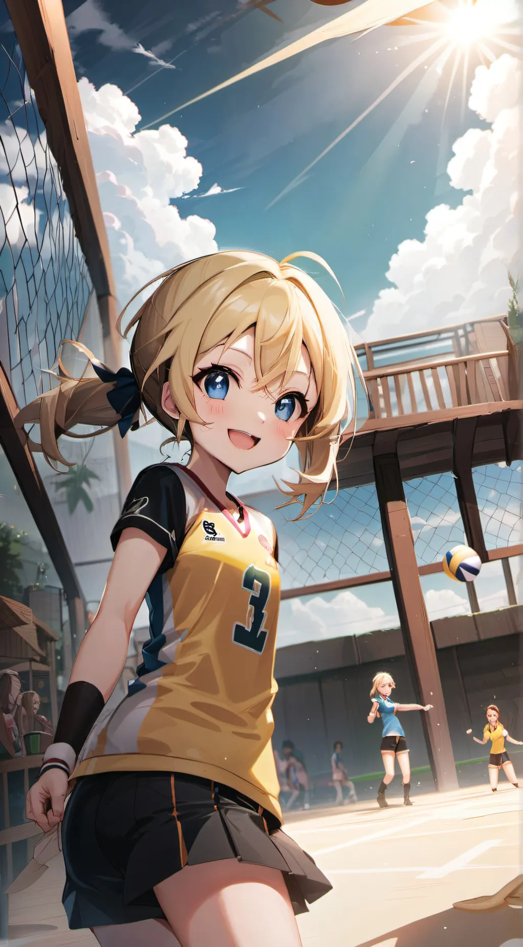 ai character: Callie  background