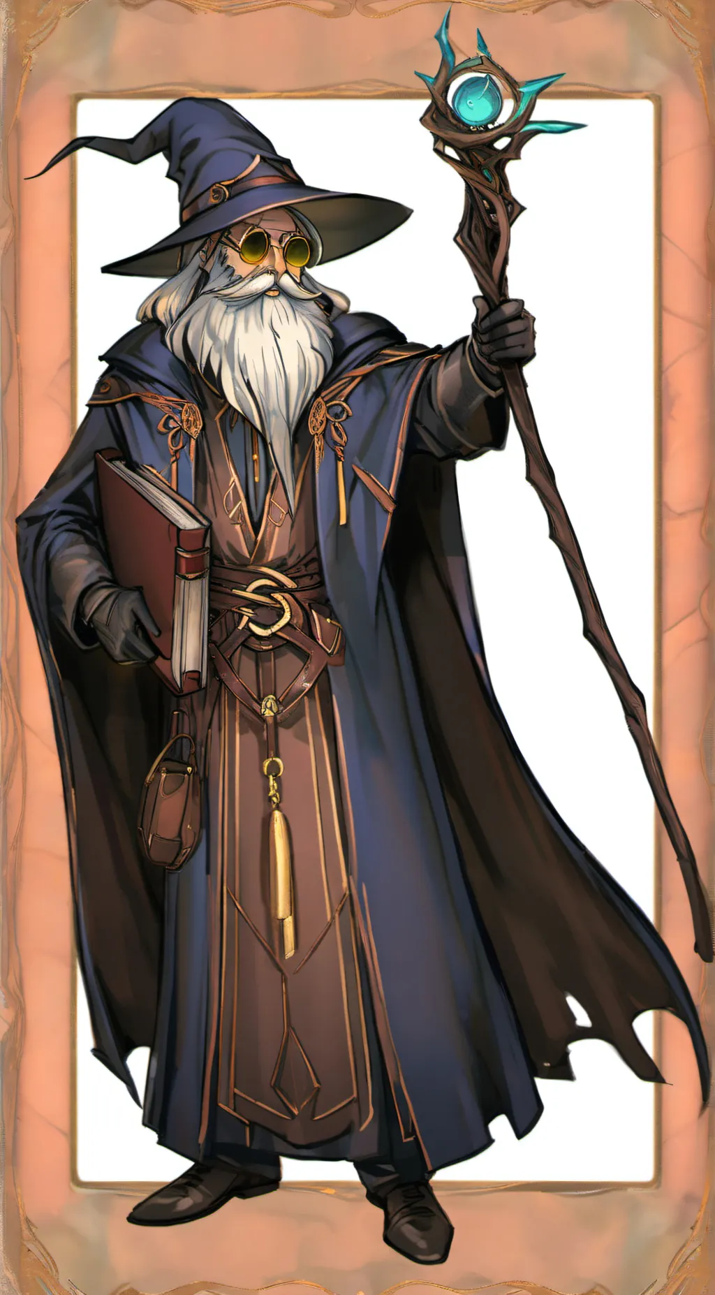 ai character: Wizard Morris background
