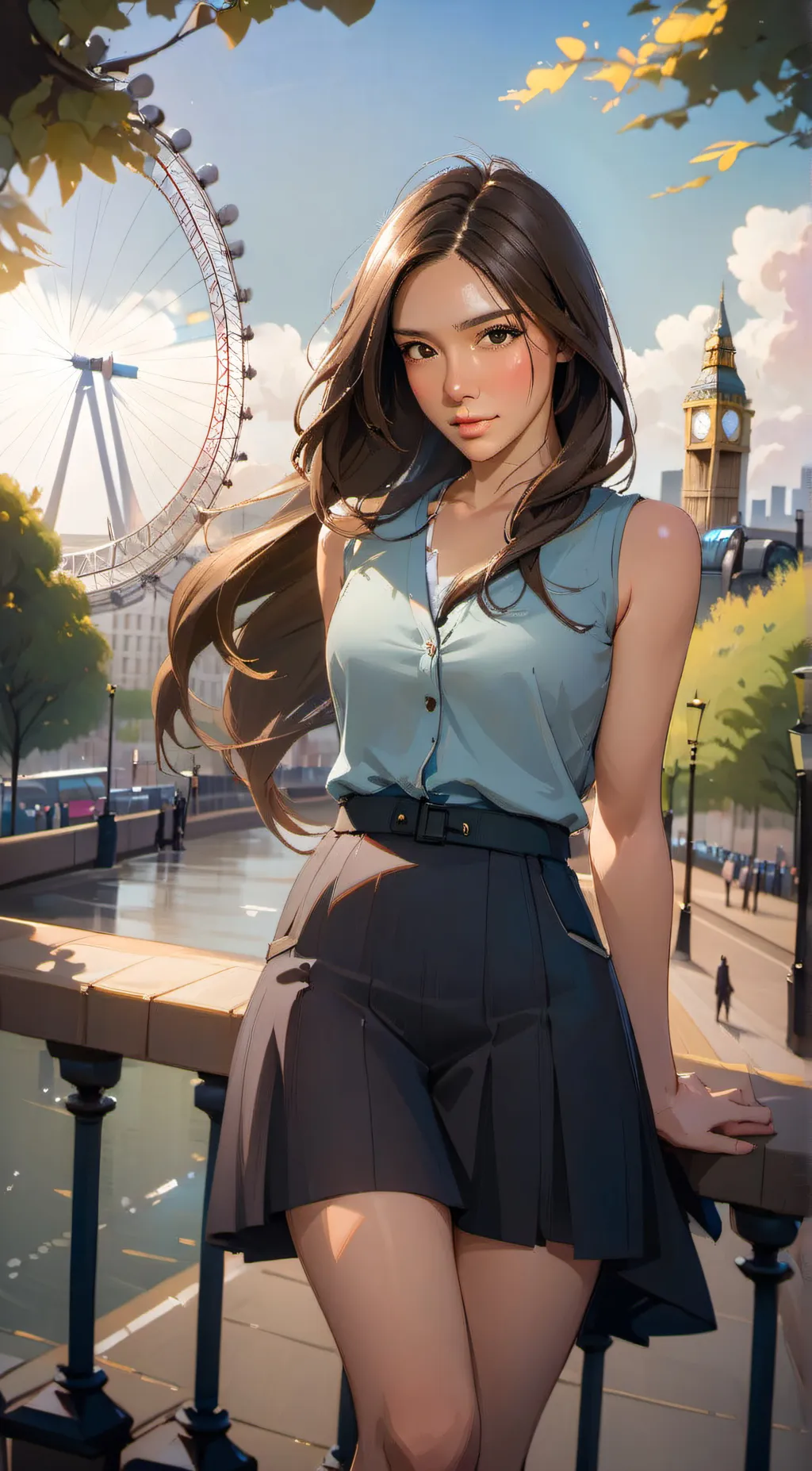 ai character: Sophia background