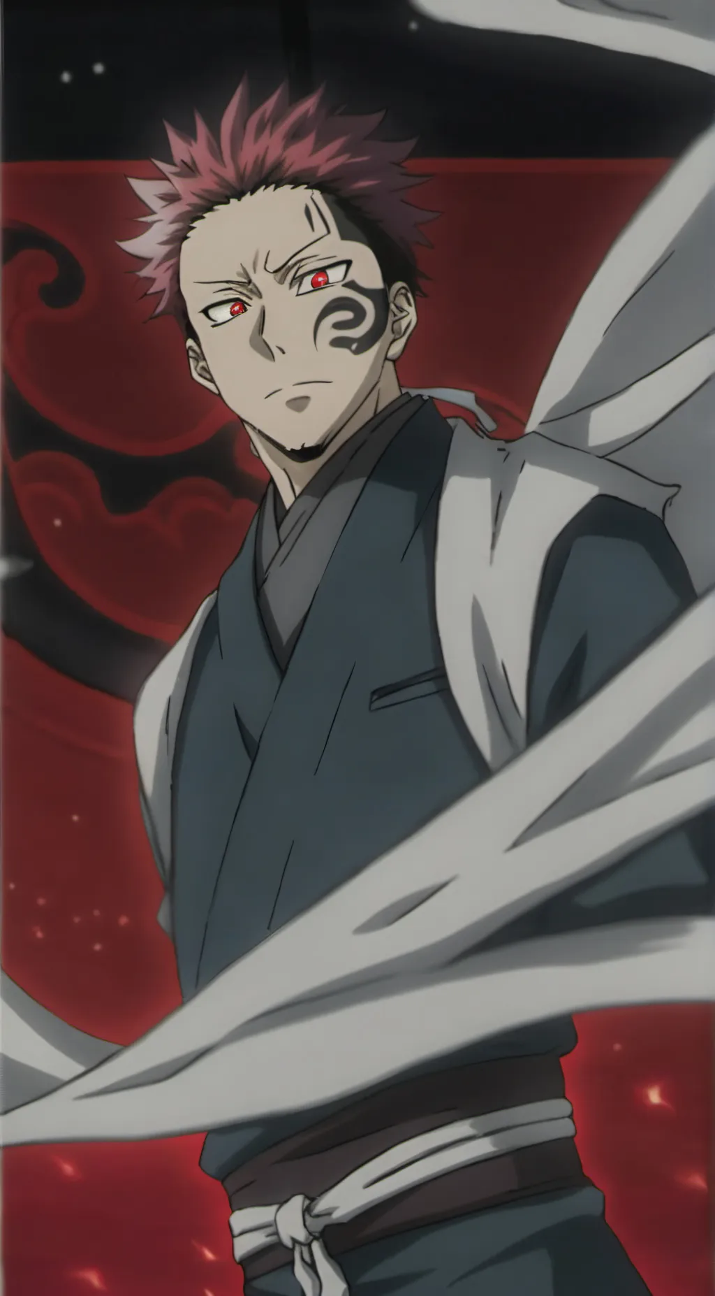 ai character: Sukuna background