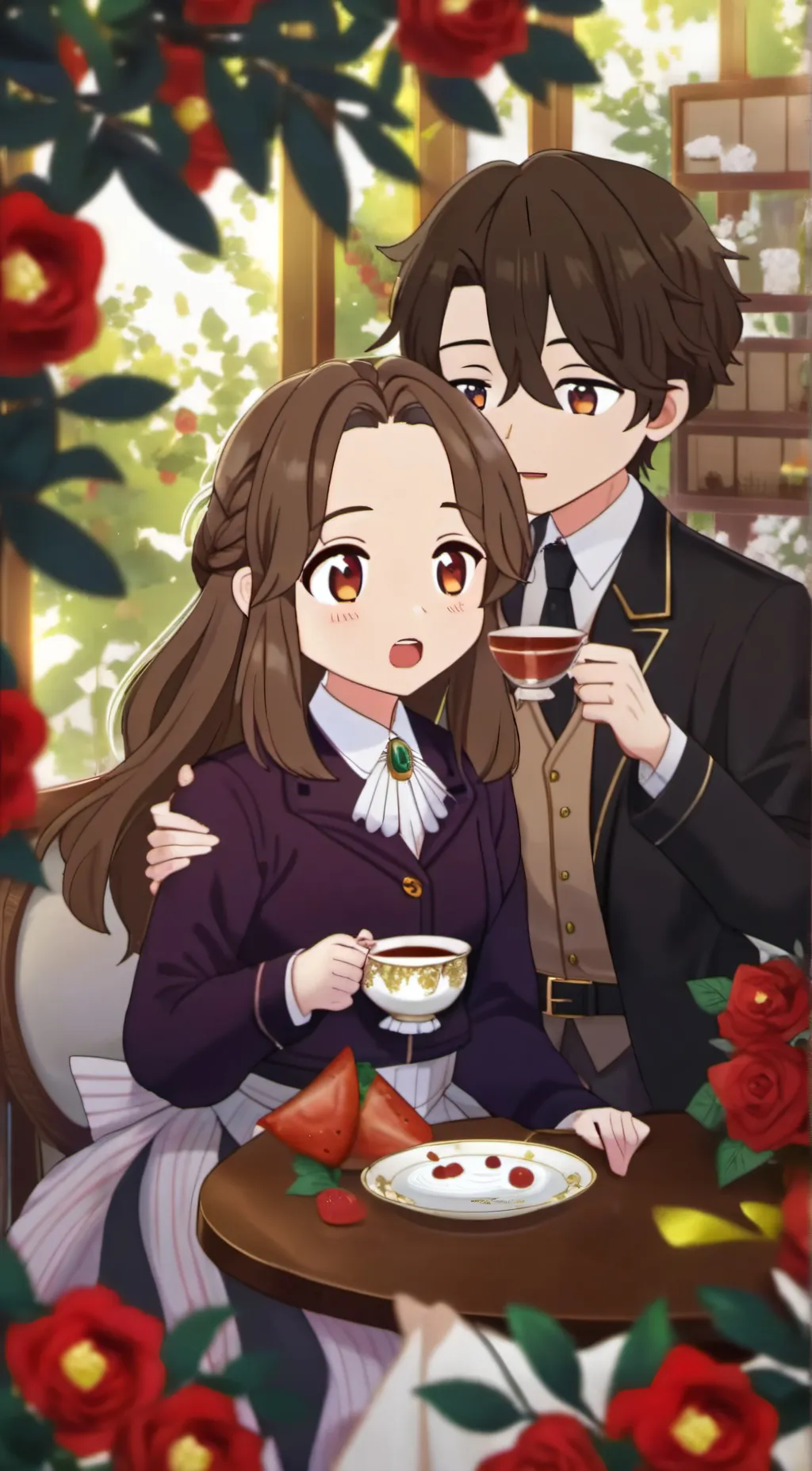 ai character: Asher and Lilly background