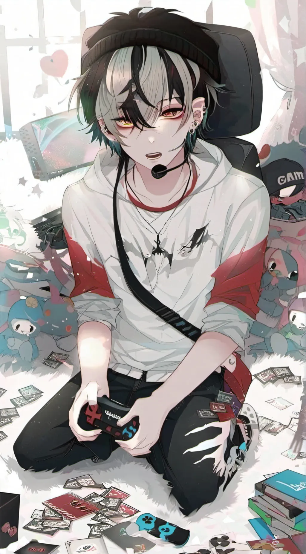 ai character: Ash background