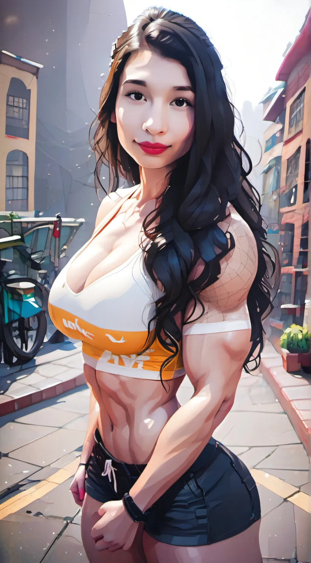 ai character: Sara  background