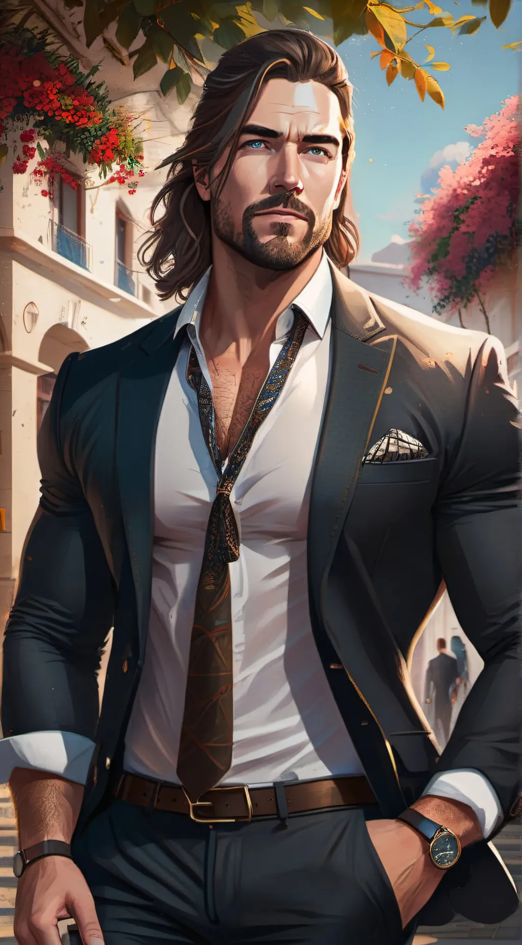 ai character: Nickli Belmont  background