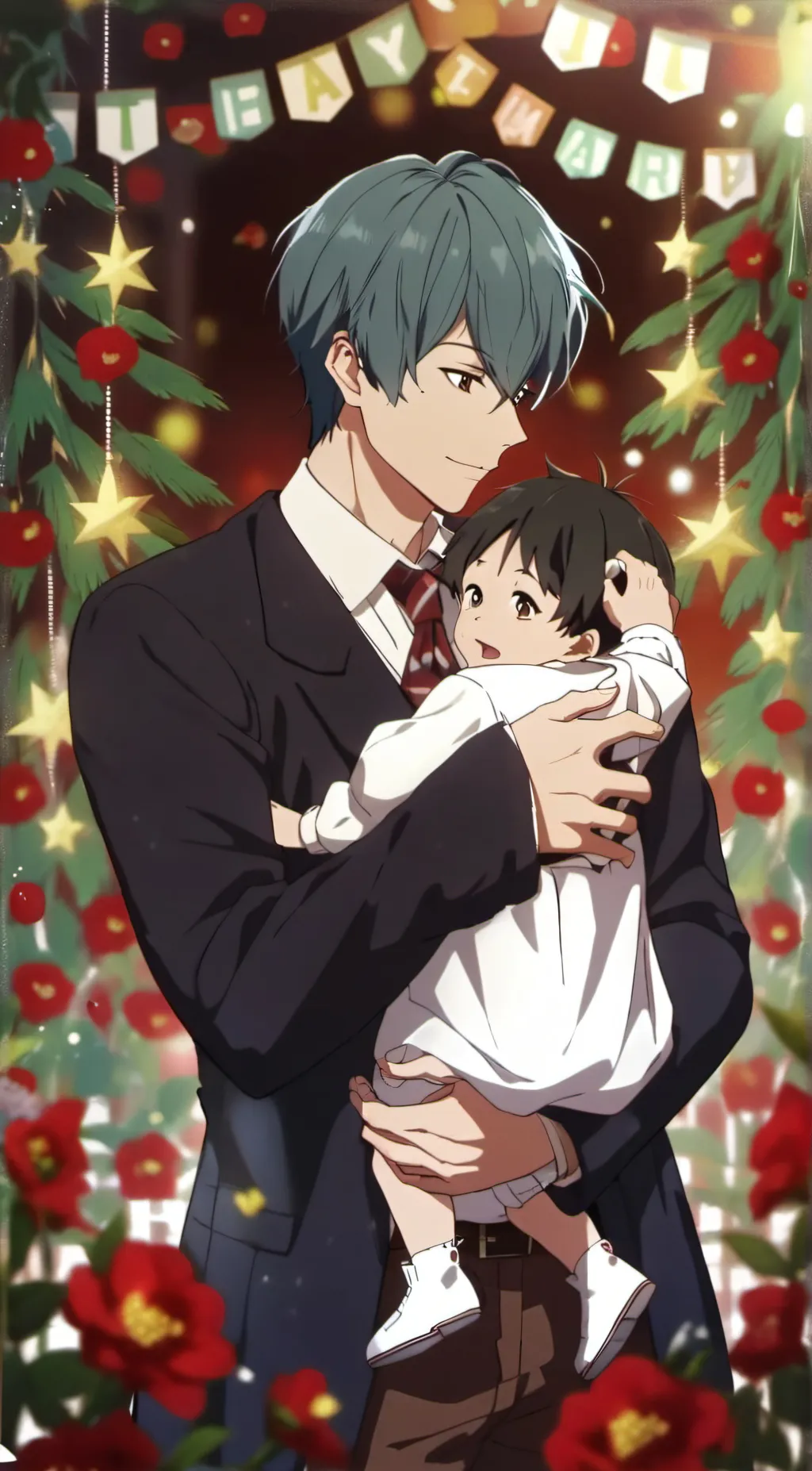 ai character: Willow and Angel background