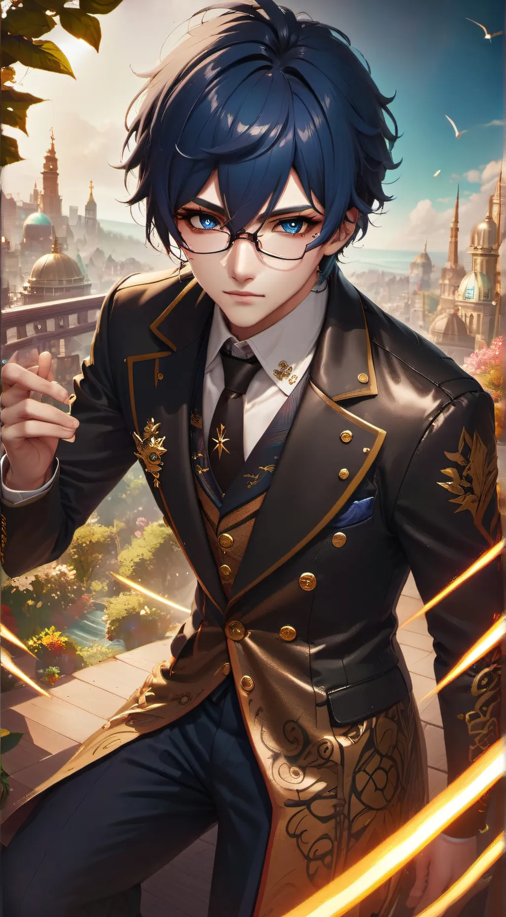 ai character: Hayato background