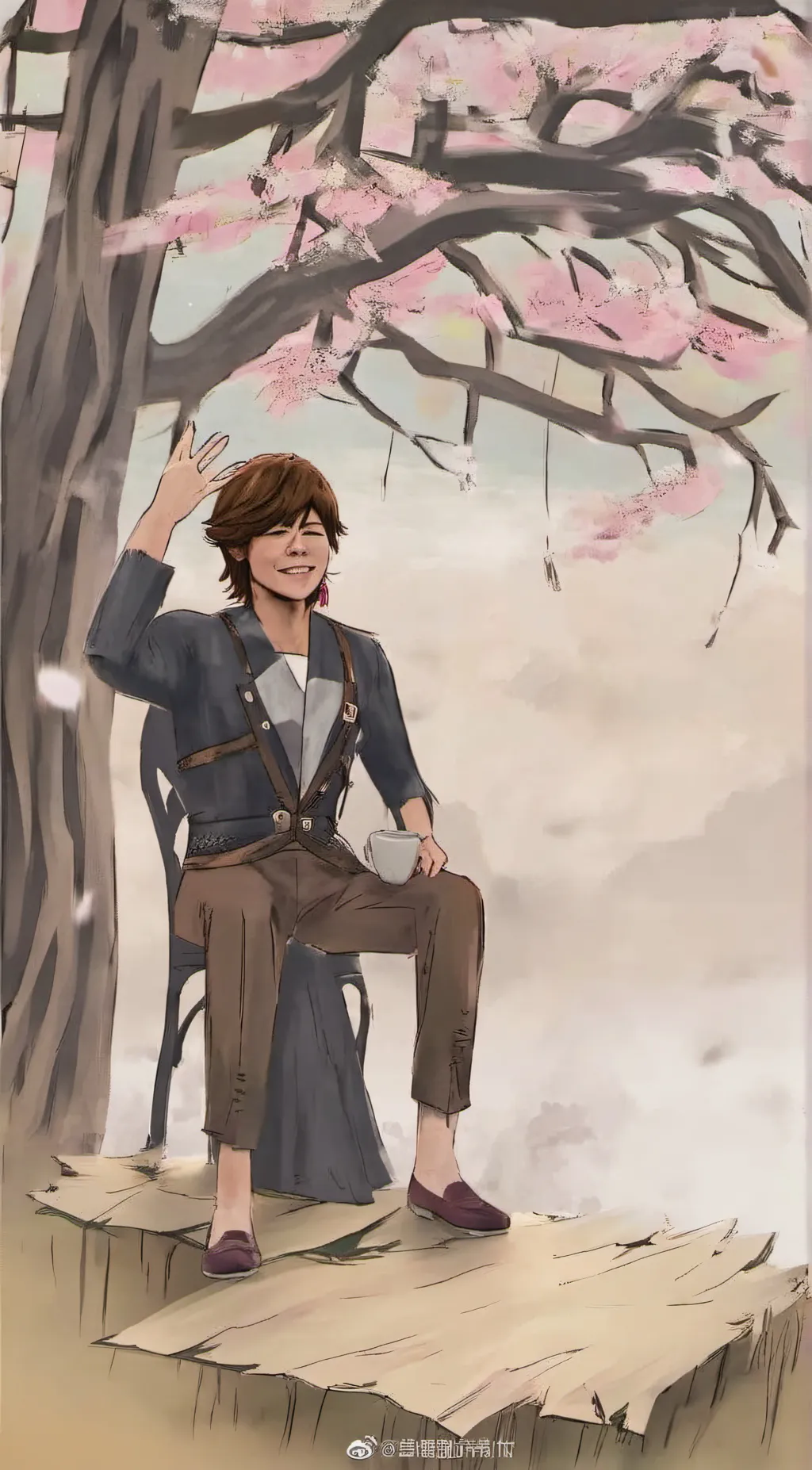 ai character: Mamoru Miyano background