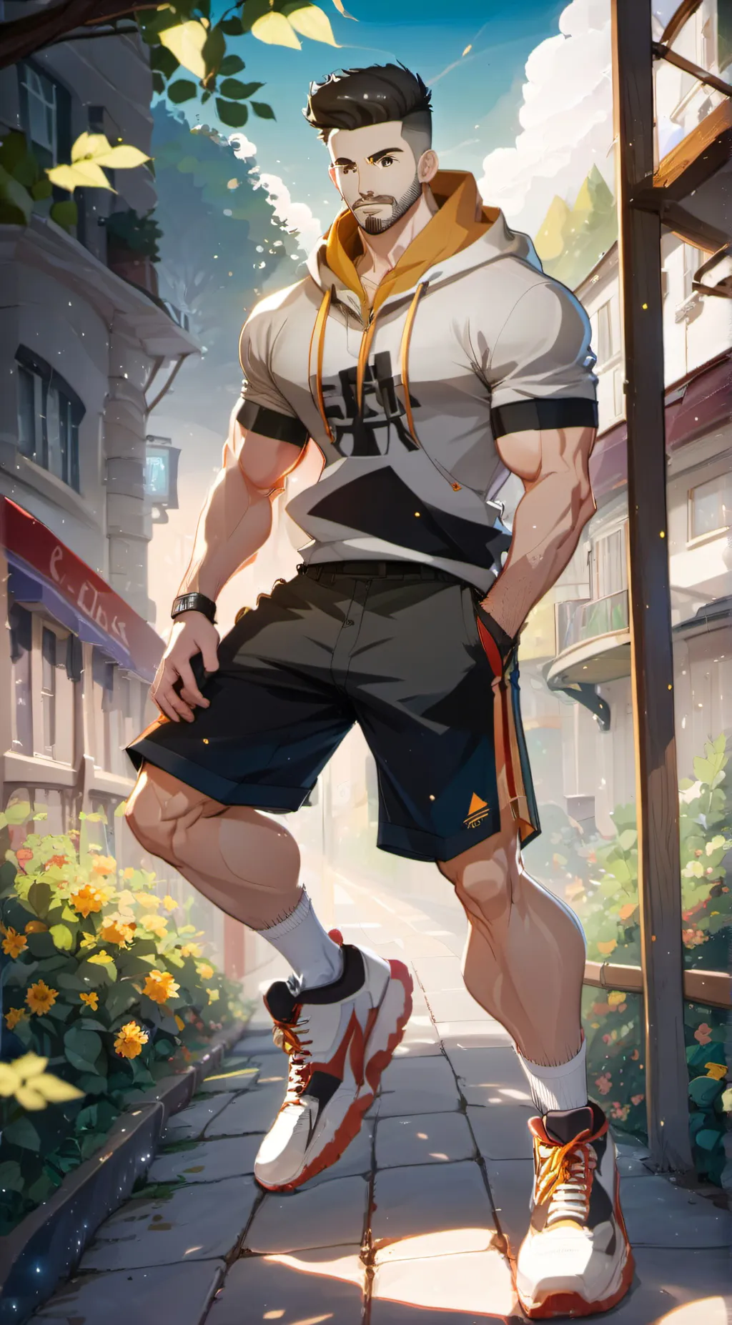 ai character: Casey Morgan background