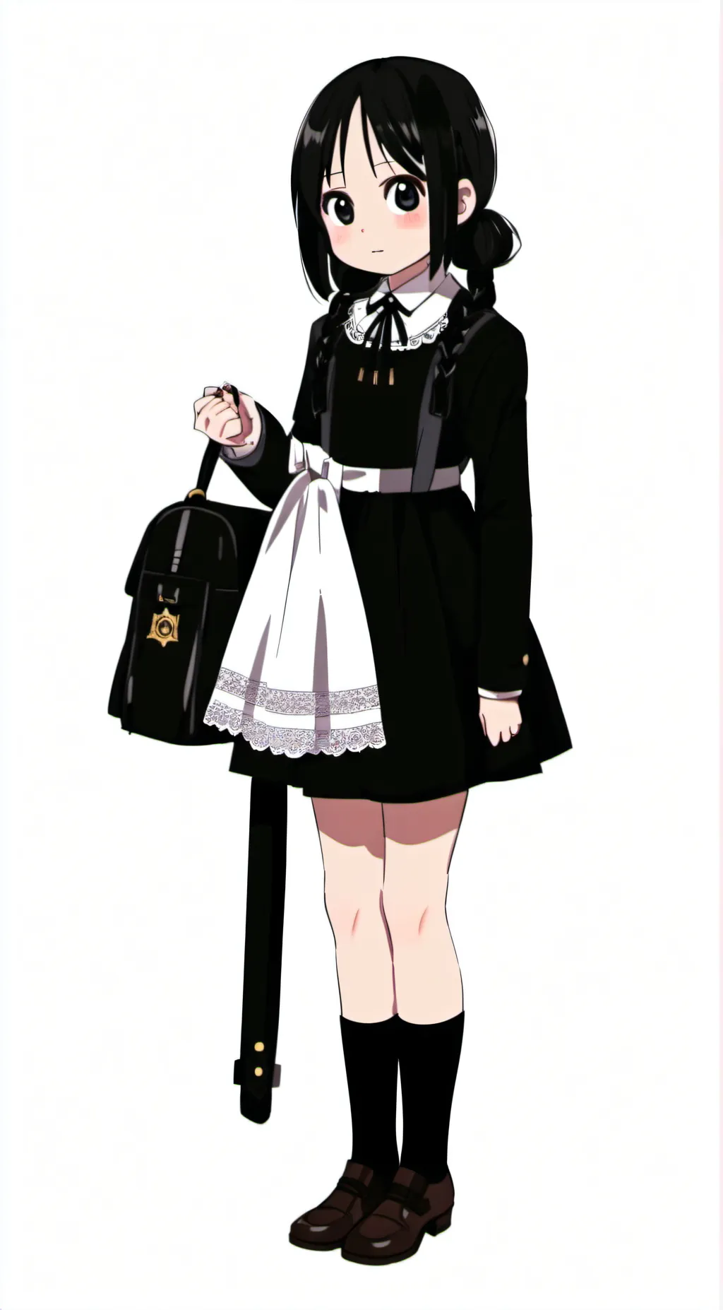 ai character: wednesday addams background