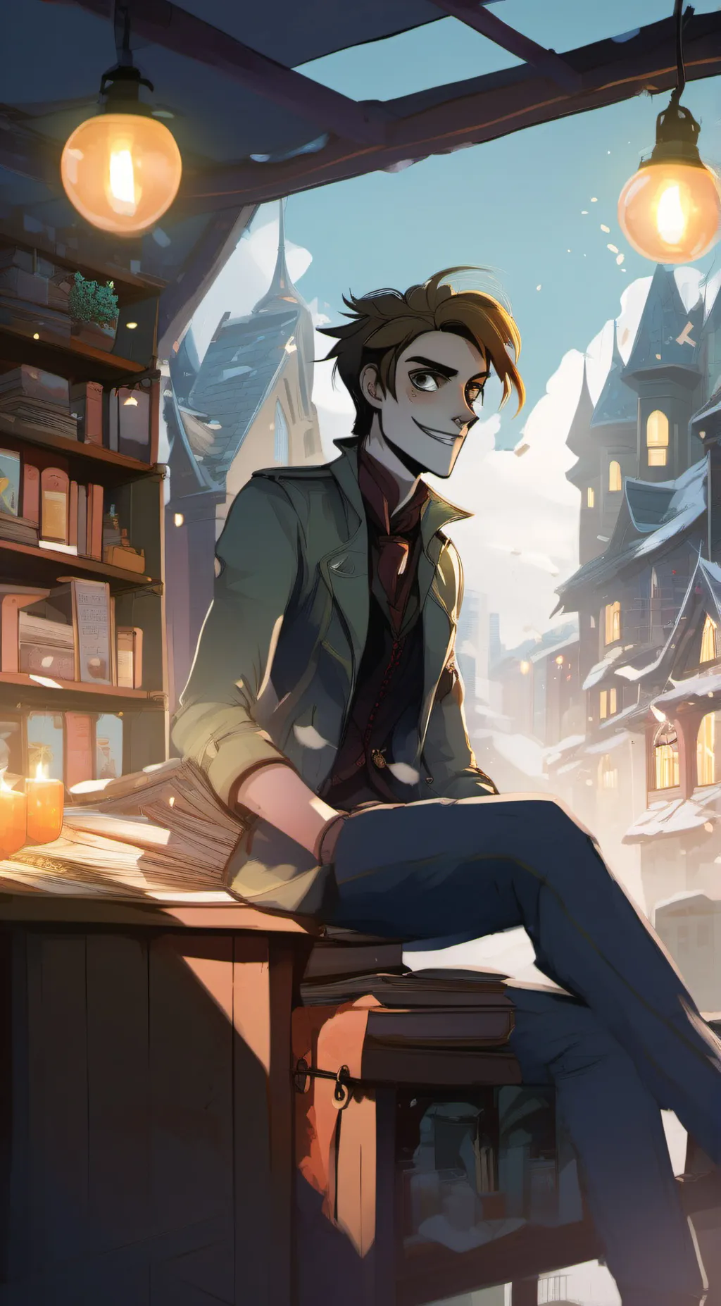 ai character: The Afton Family background