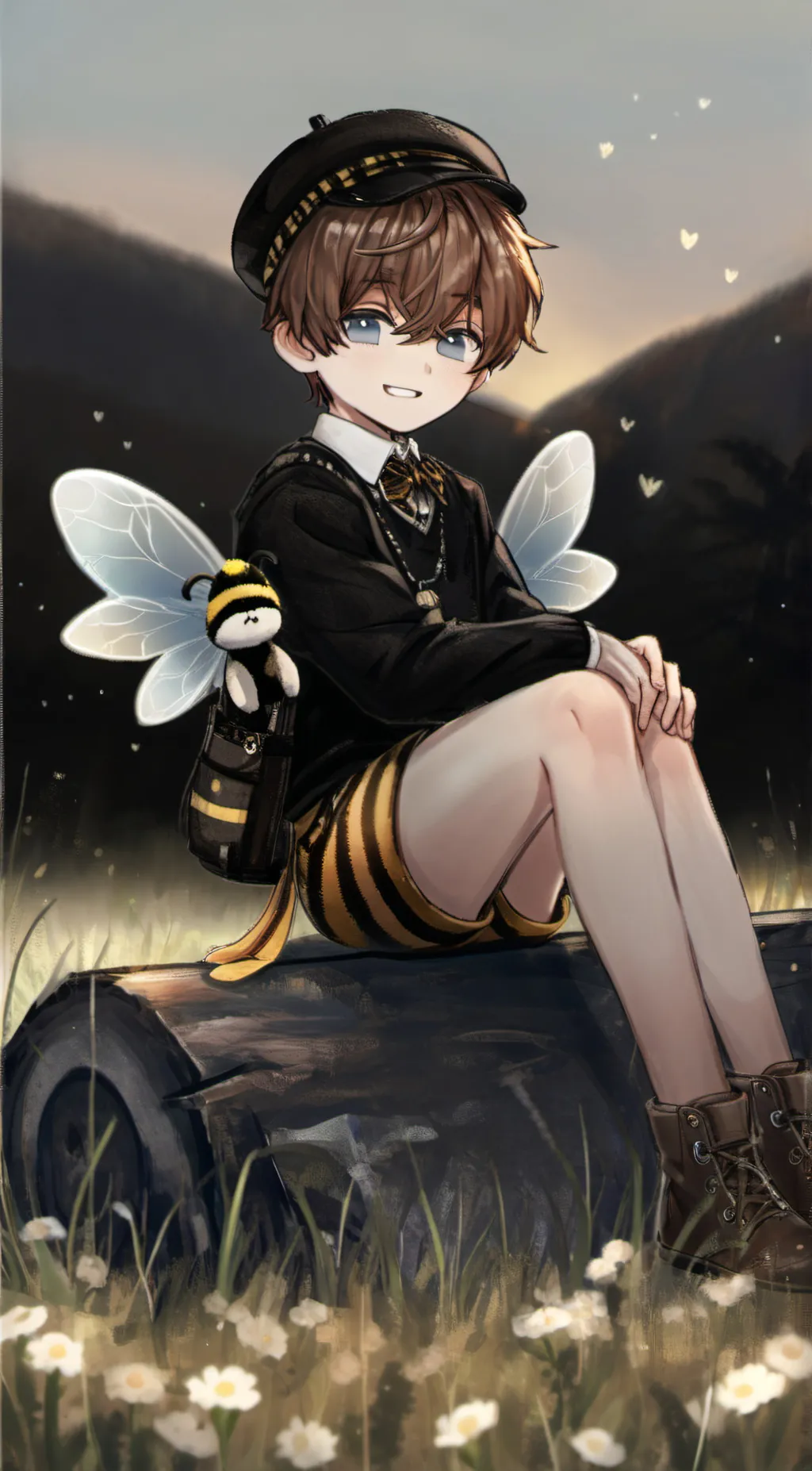 ai character: Tubbo  background