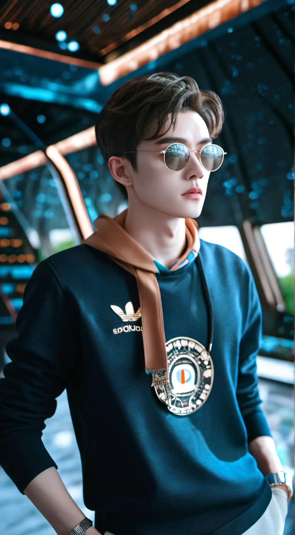 ai character: Harrison  background