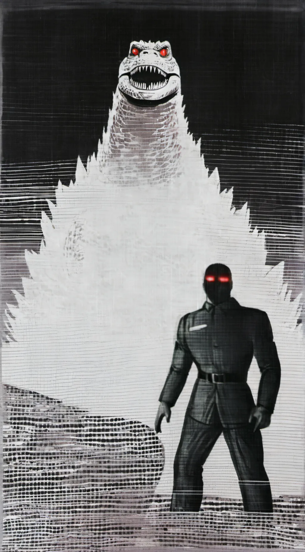 ai character: Man In The Suit background