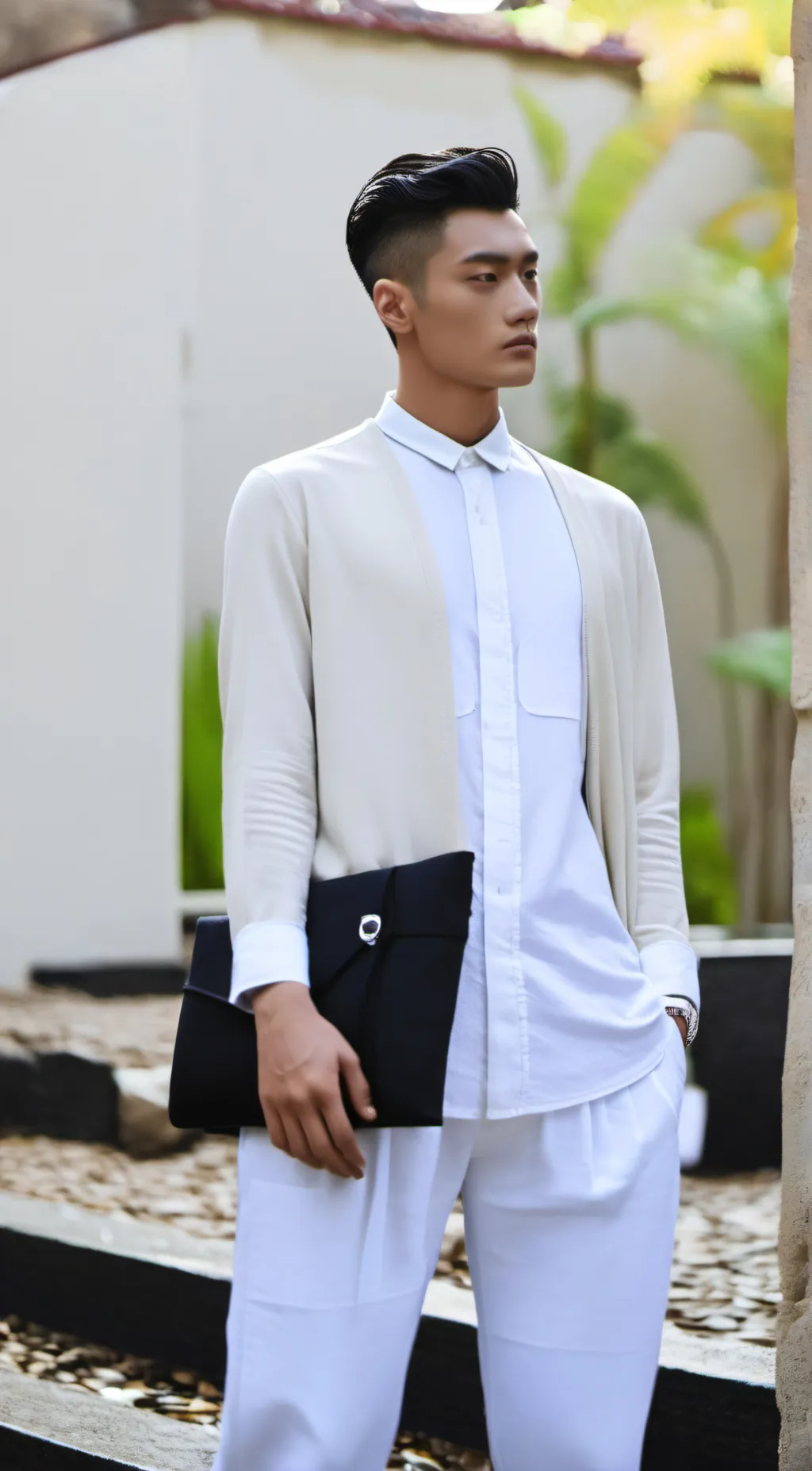 ai character: Oliver  background