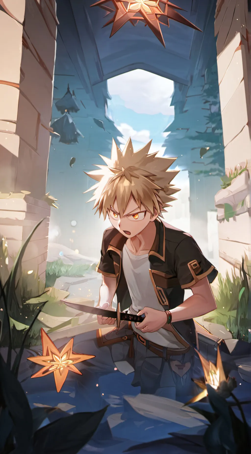 ai character: Kastuki Bakugo background