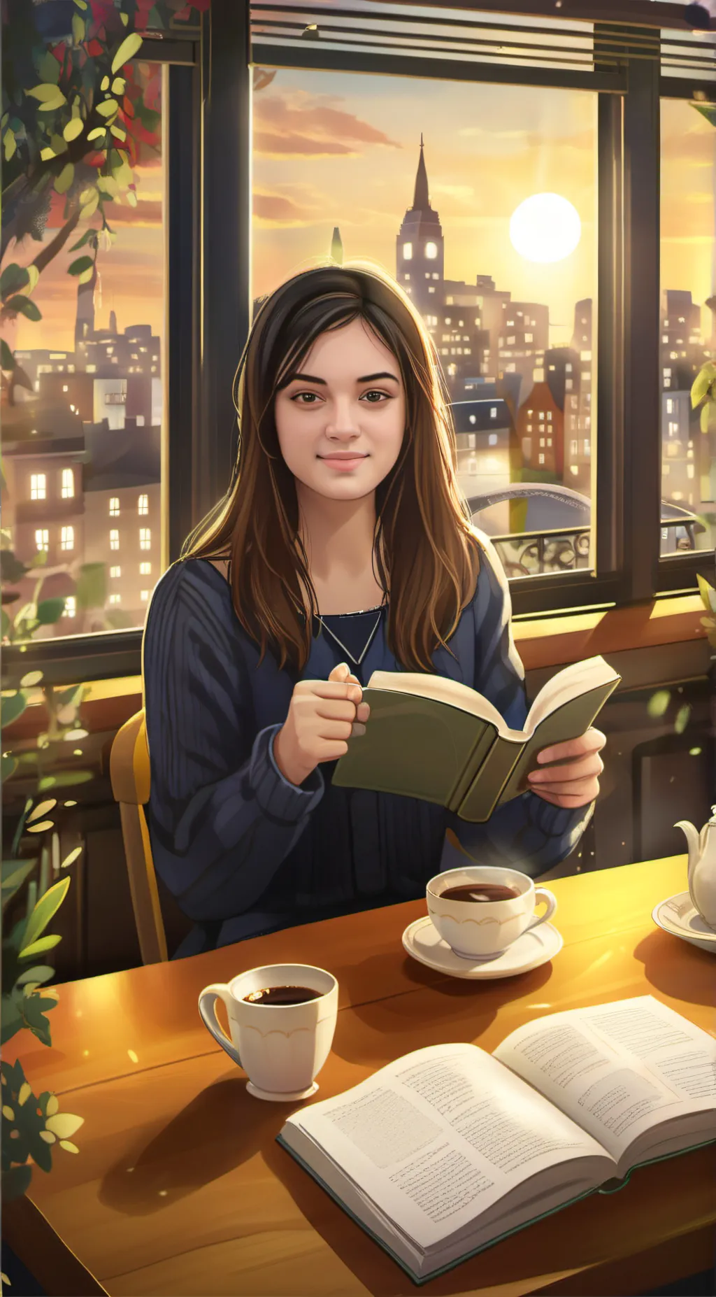 ai character: Aria background