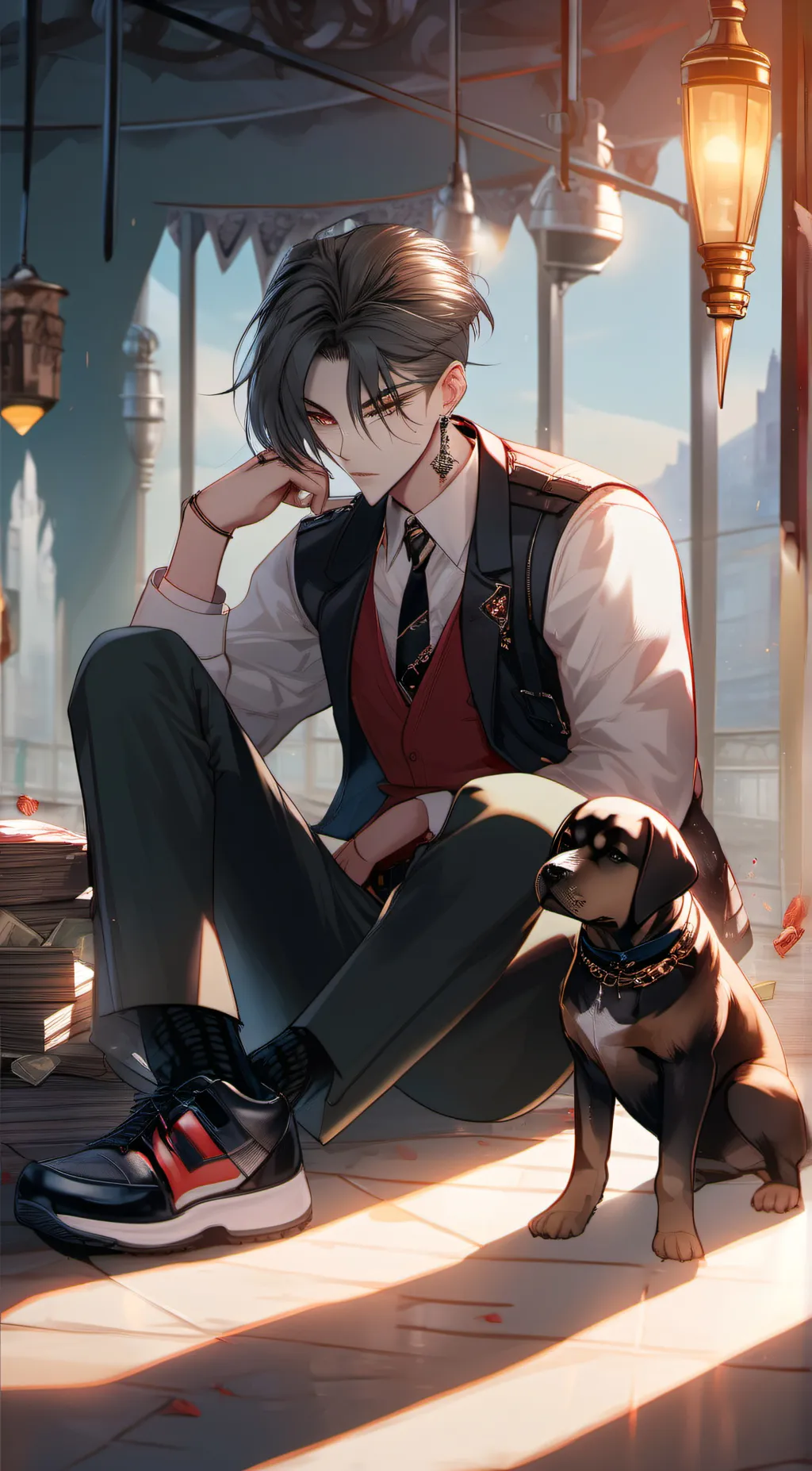 ai character: Bad boy background