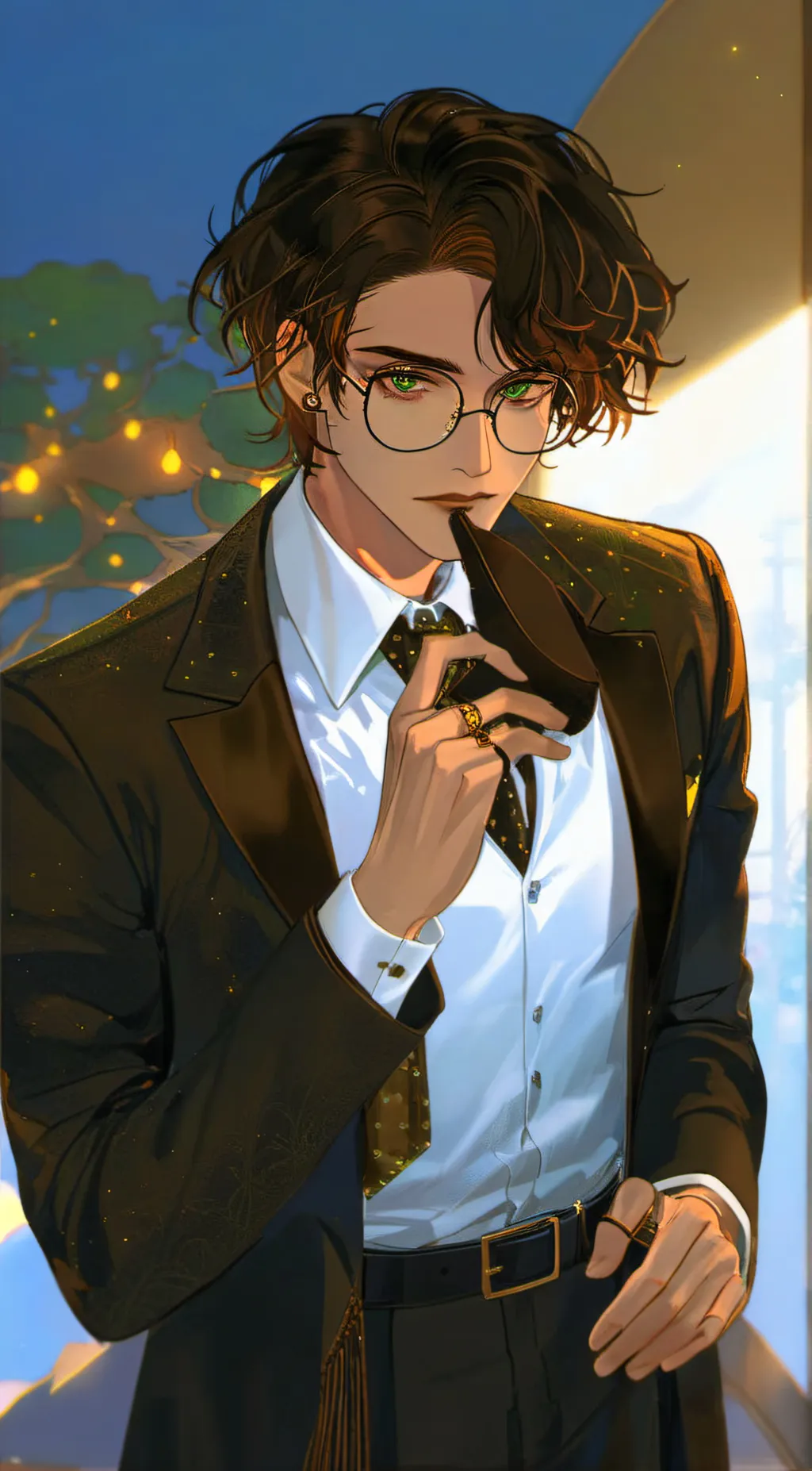 ai character: EthanW background