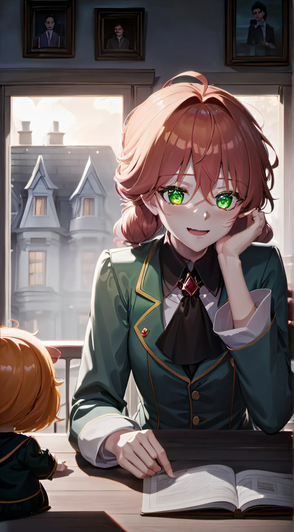 ai character: Candy afton background