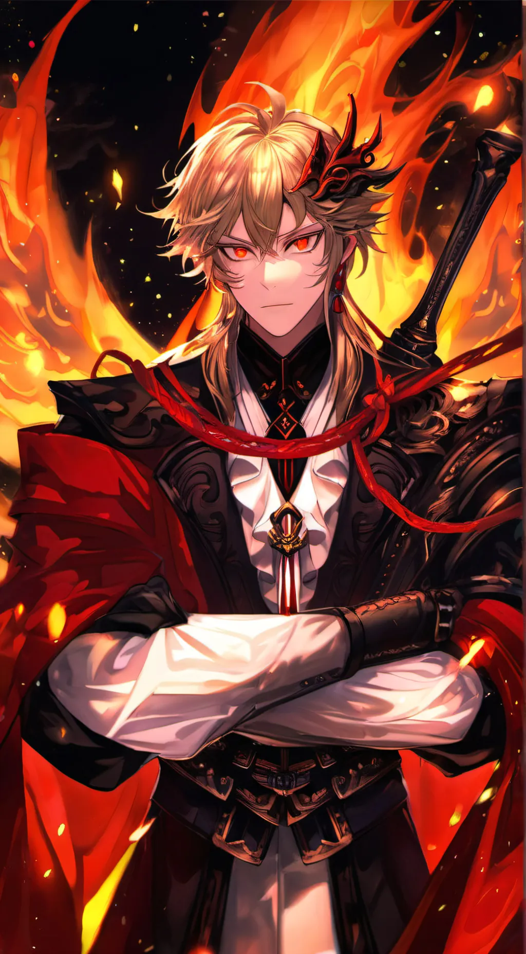 ai character: Damien background